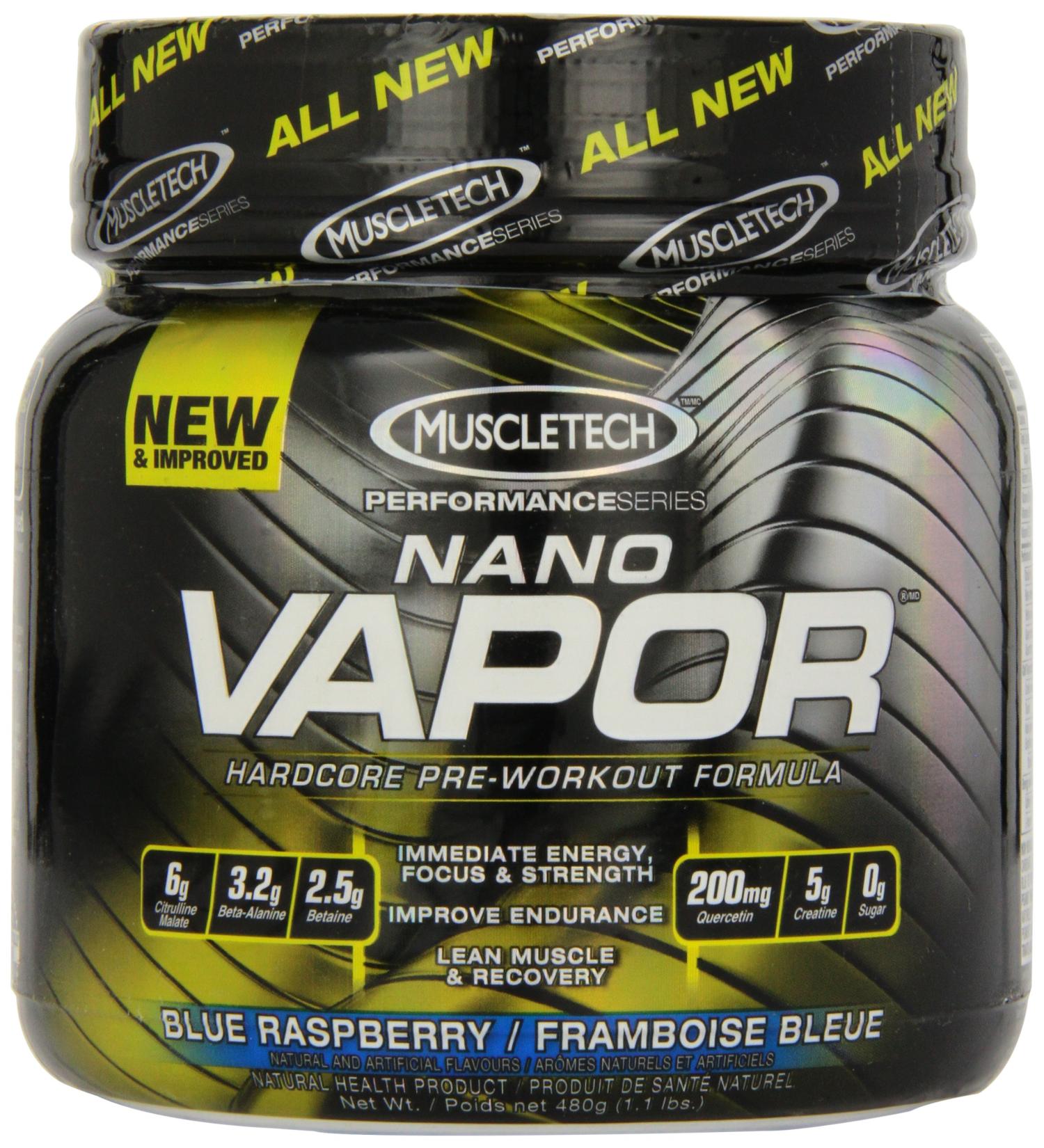 MuscleTech Nano Vapor Performance Series 1.23 lbs. Pwd - Blue Raspberry - Buy Online on SooperMarket.com