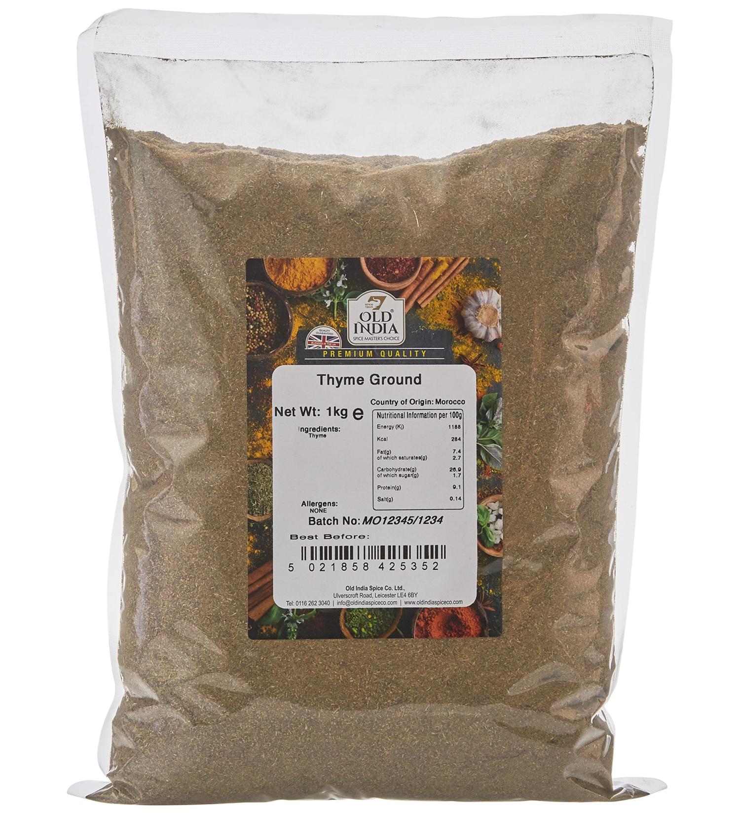 Old India Thyme Ground 1kg - Premium Quality Spices - Pack of 1 - Buy Online on SooperMarket.com