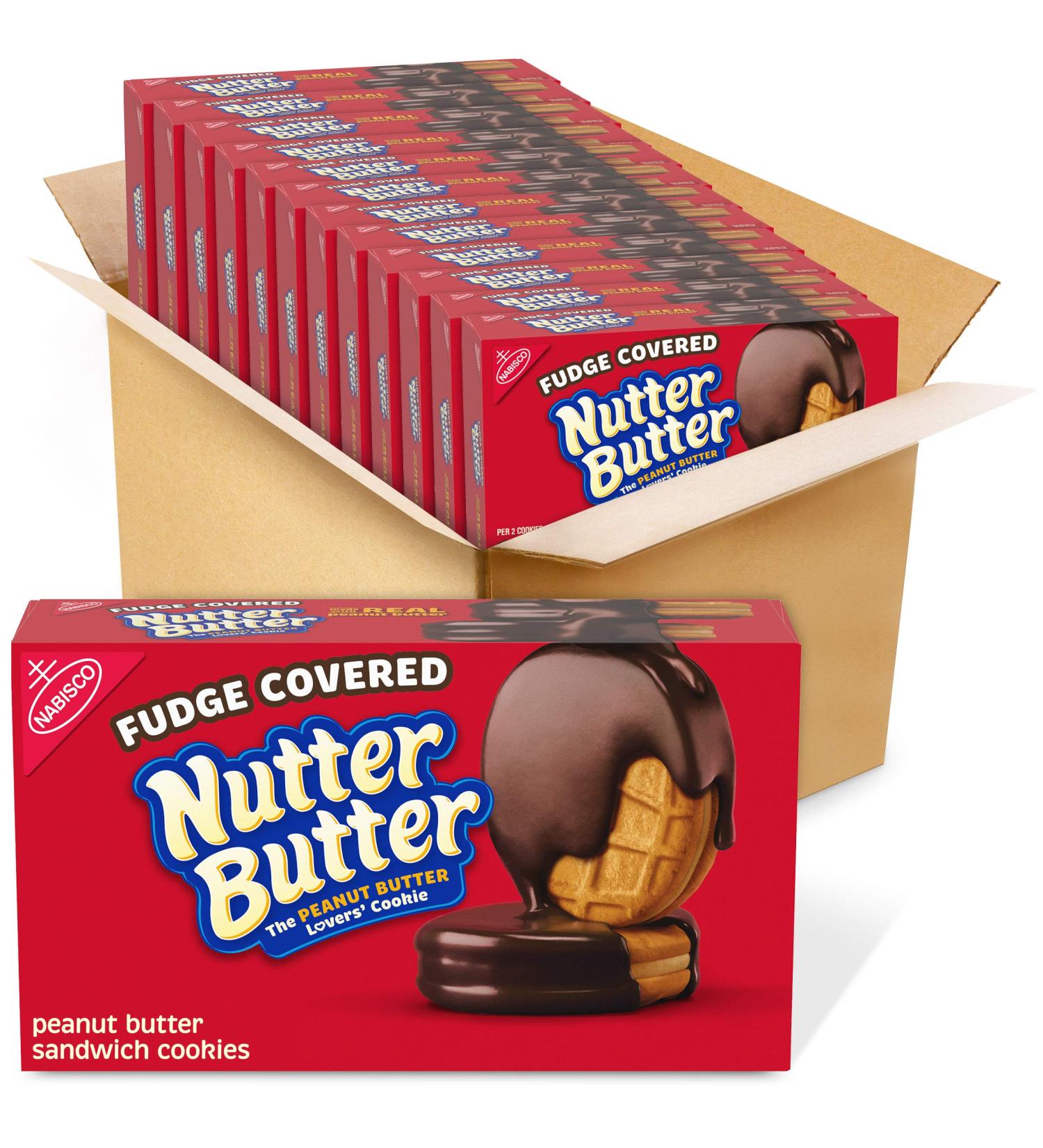 Nutter Butter Chocolate Fudge Cookies - 12-7.9 oz Packages, 12 Count - Pack of 1 - Buy Online on SooperMarket.com