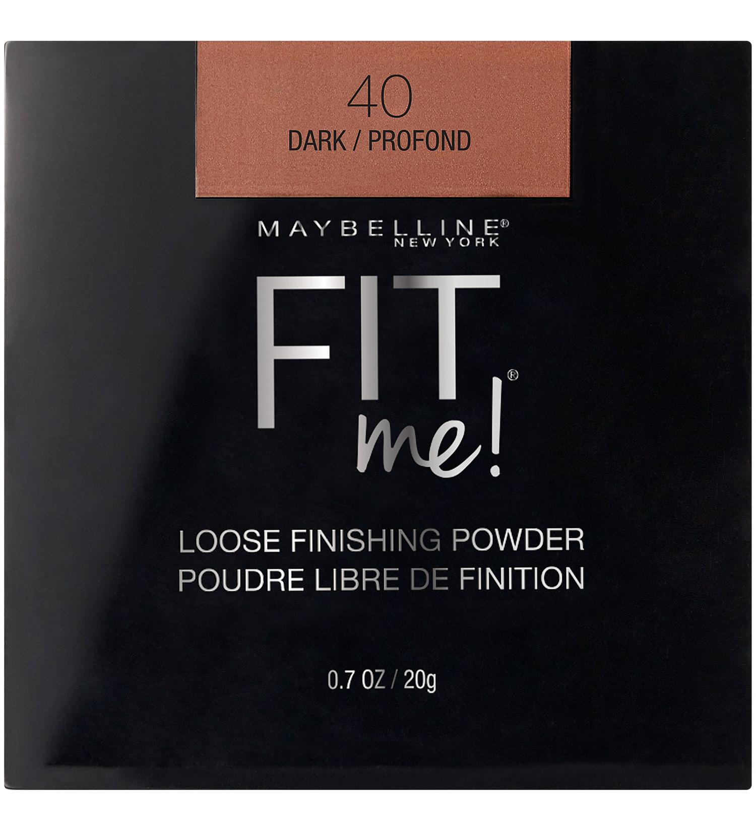 Maybelline New York Fit Me Loose Finishing Powder  Dark  0.7 Ounce