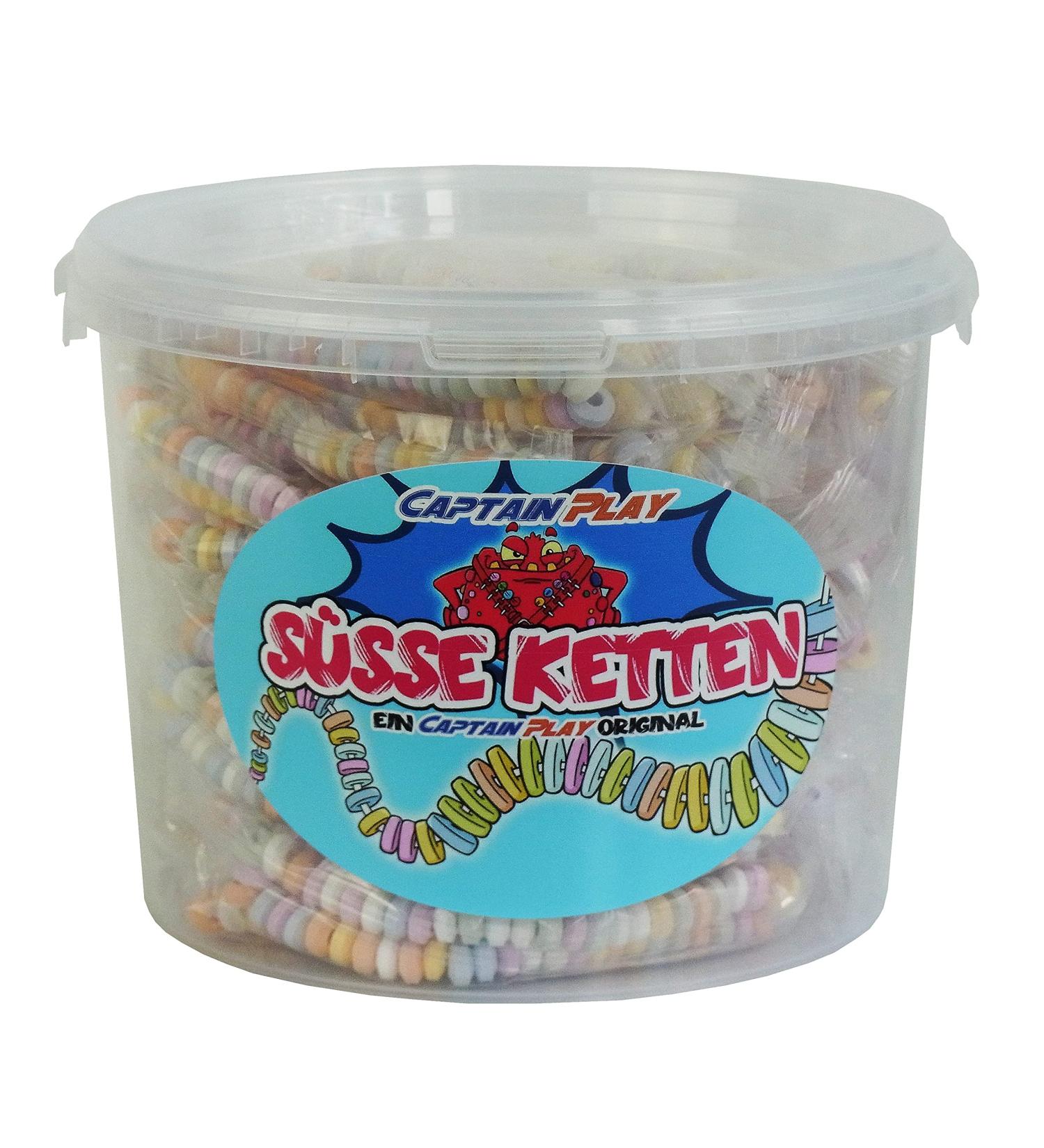 Buy CAPTAIN PLAY Candy Box - 50 Individually Packed Sweet Necklaces | International Shipping Available - Buy Online on SooperMarket.com