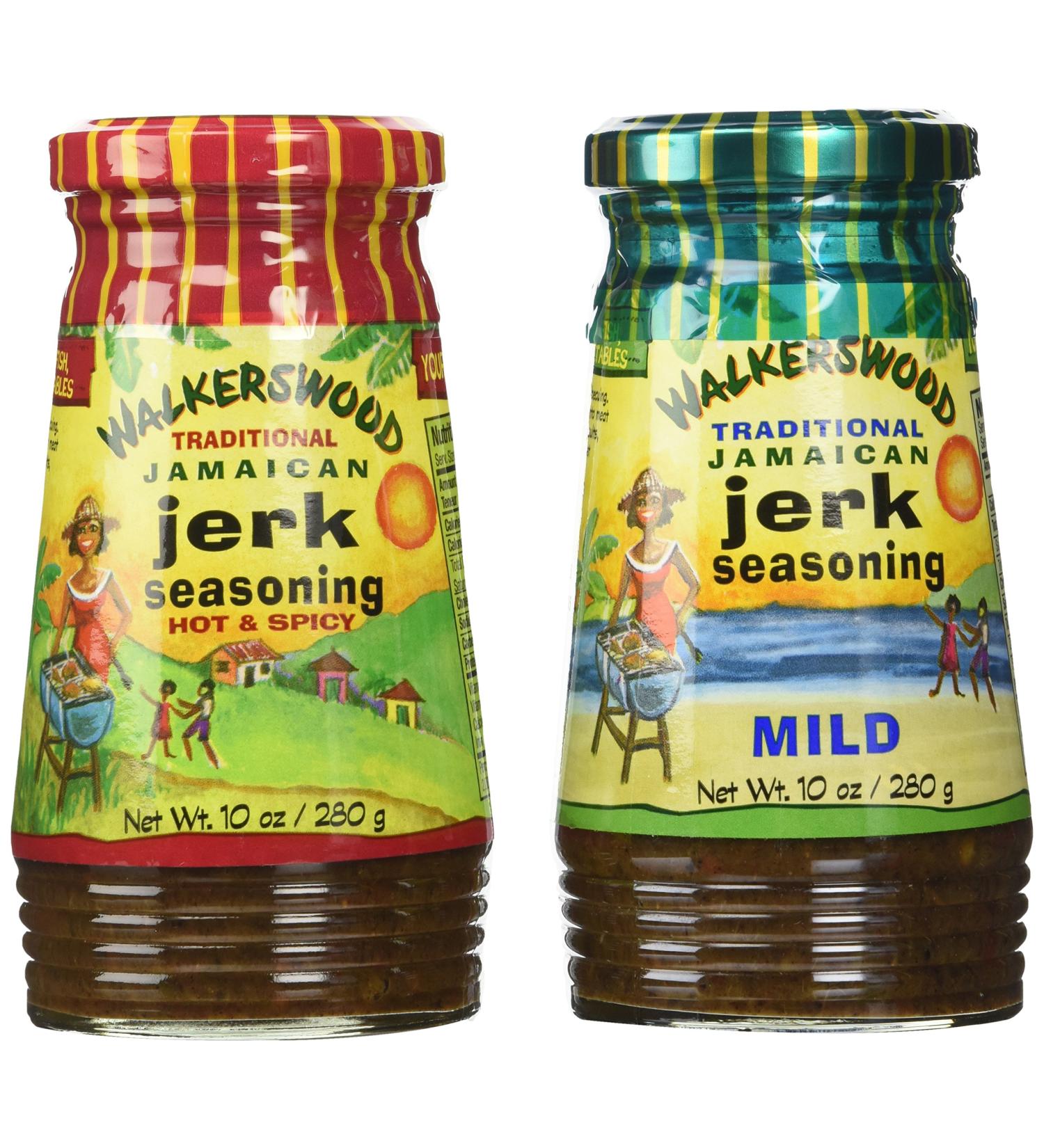 Walkerswood Jamaican Jerk Seasoning Mixed Pack - Mild, Hot & Spicy 10 Oz Each - Buy Online on SooperMarket.com