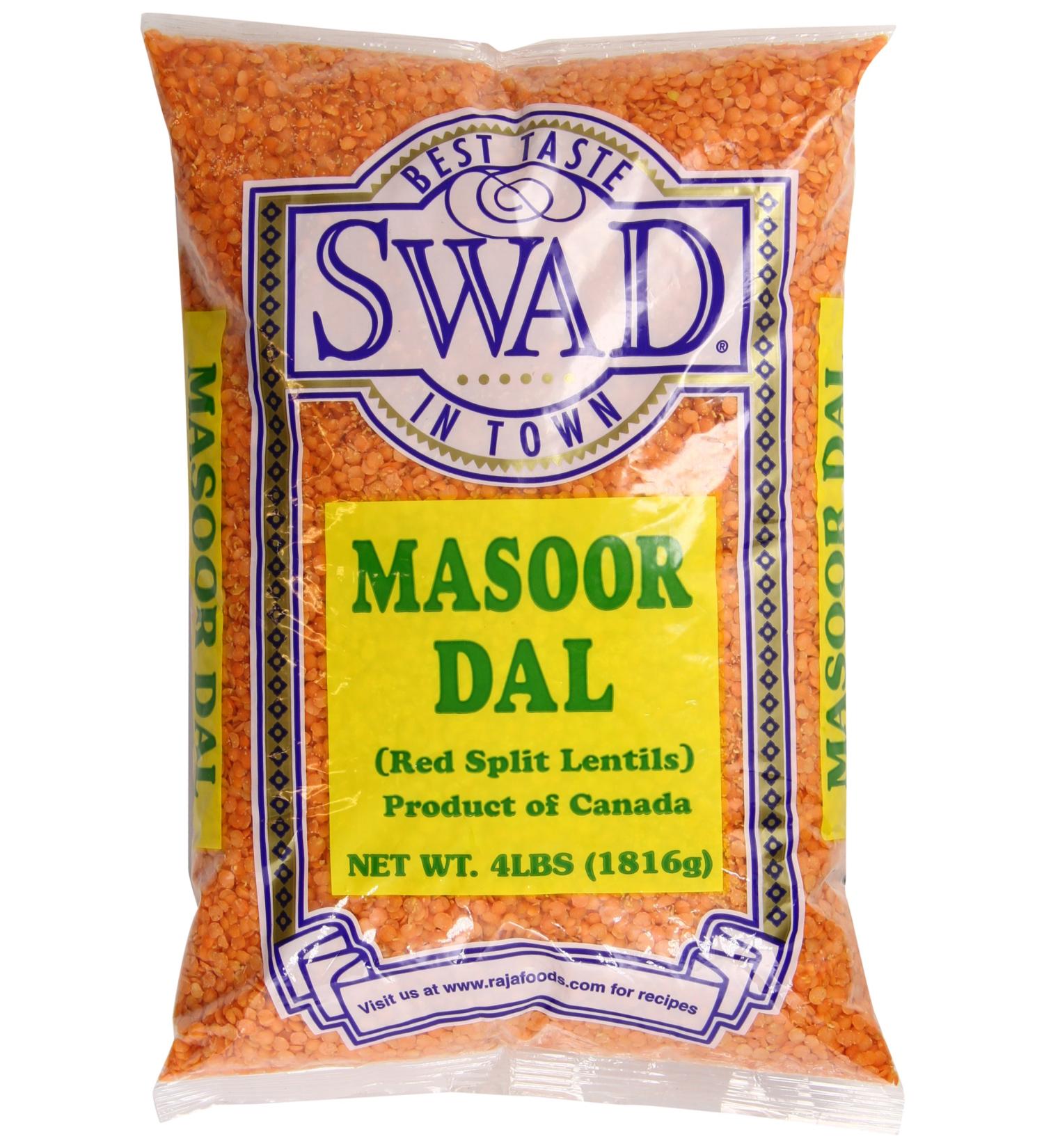 Swad Masoor Dal  4 Pound - Buy Online on SooperMarket.com