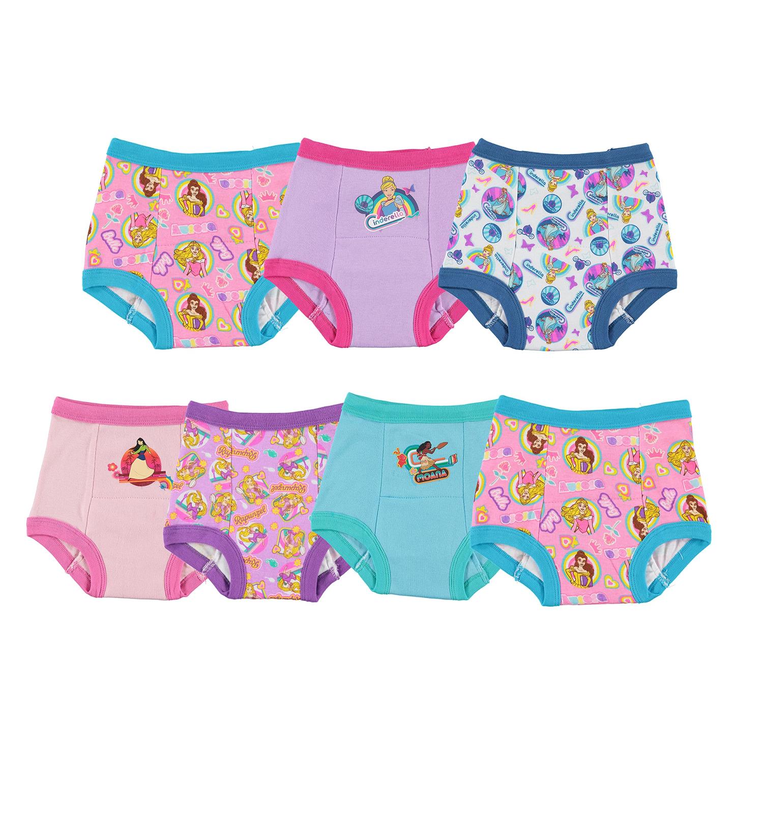 Disney Girls Princess Potty Training Pants 7-Pack 3T | Printraining - Buy Online on SooperMarket.com