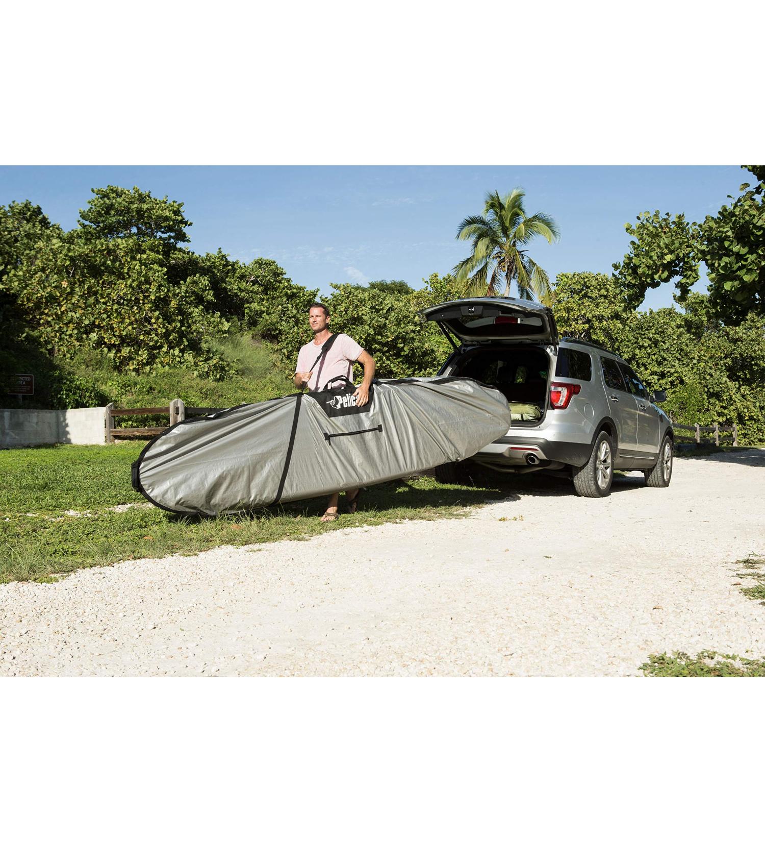 Pelican Boats PS1458 Deluxe Stand-Up Paddleboard Bag - Heavy Duty Carry & Storage - Grey - Buy Online on SooperMarket.com