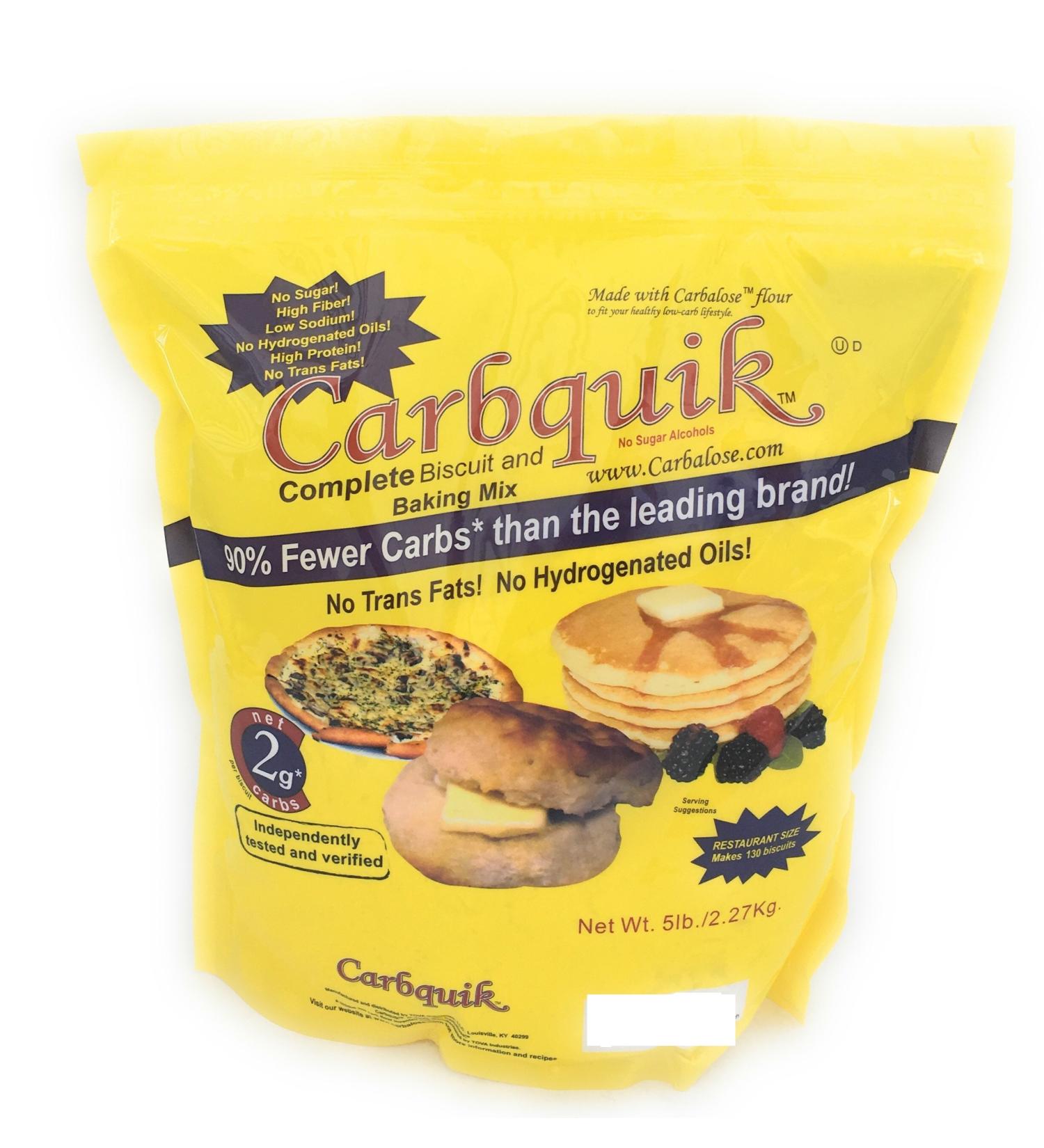 Carbquik Baking Mix 5 lbs- Keto Diet Friendly Resealable Pouch - Buy Online on SooperMarket.com