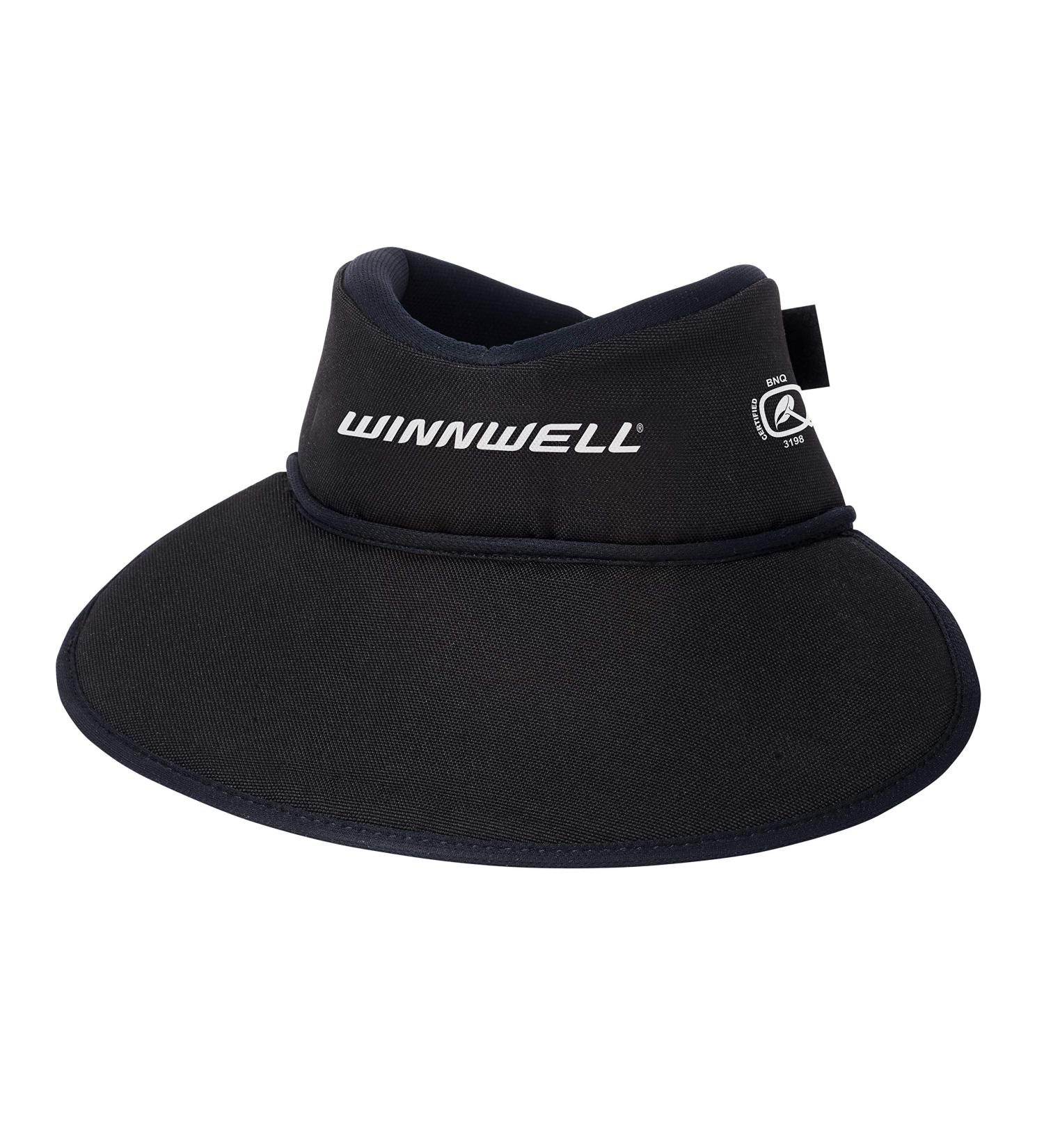 Buy Winnwell Neck Protection Basic Collar with Bib Senior - Superior Comfort & Safety for Hockey | International Shipping Available - Buy Online on SooperMarket.com