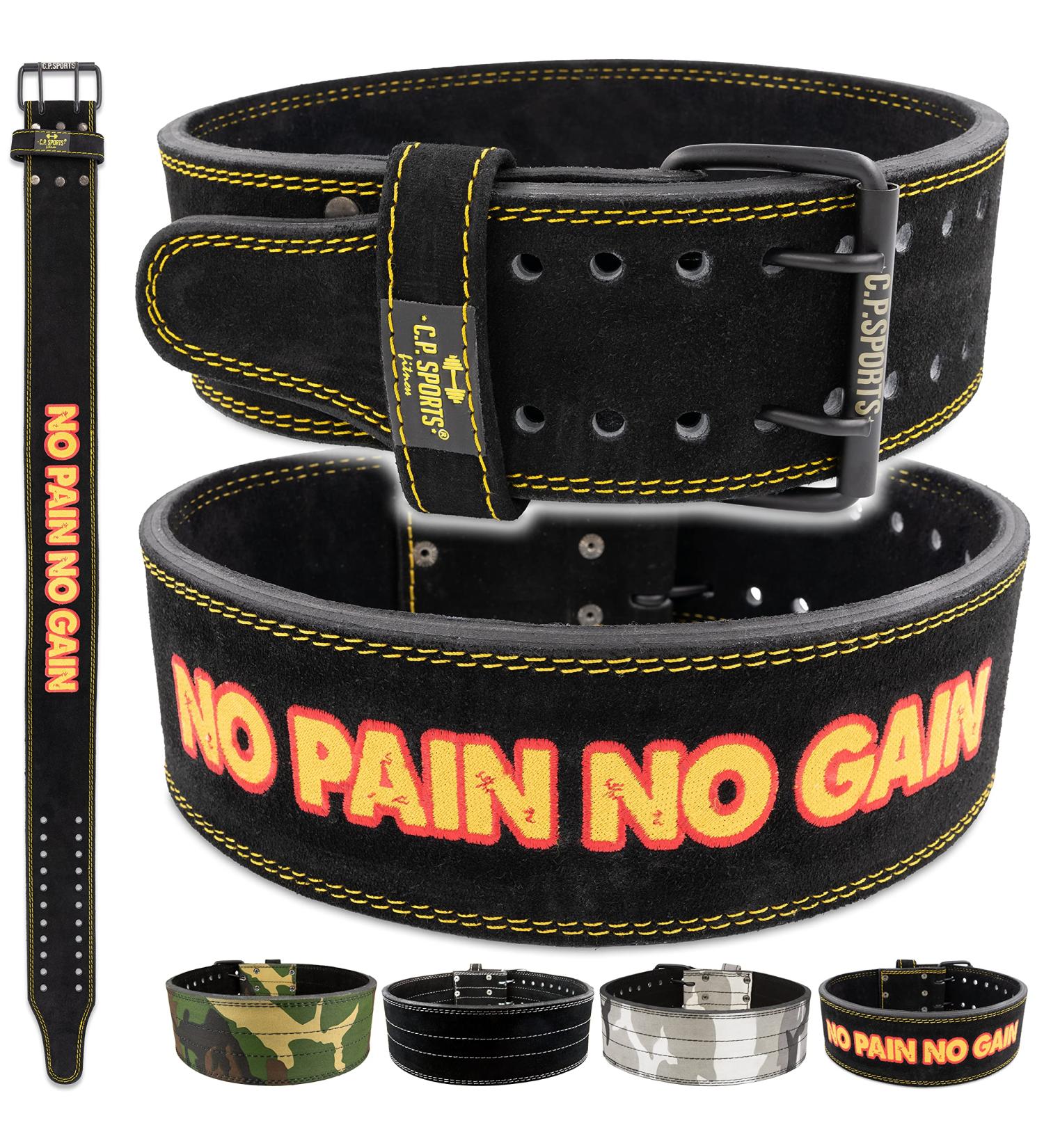 C.P.Sports Powerlifting Belt | XL Weight Lifting & Training Belt for Bodybuilding | Fitness Gear 98-124cm - Buy Online on SooperMarket.com