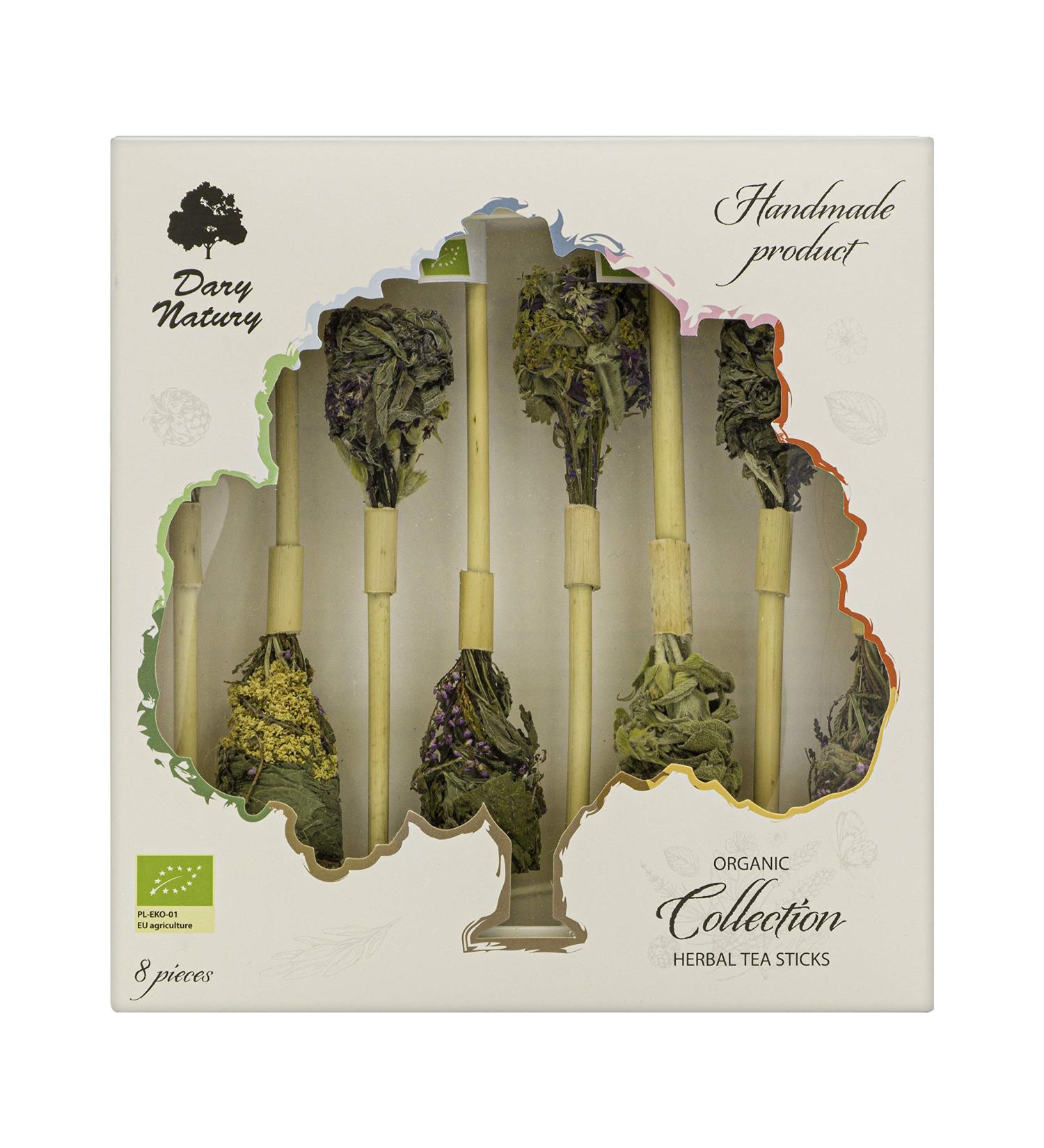 Organic Herbal Tea Sticks Collection / Gift Set / Flowers Leaf / Handmade / Bio Product / Natural / Premium Quality - Buy Online on SooperMarket.com