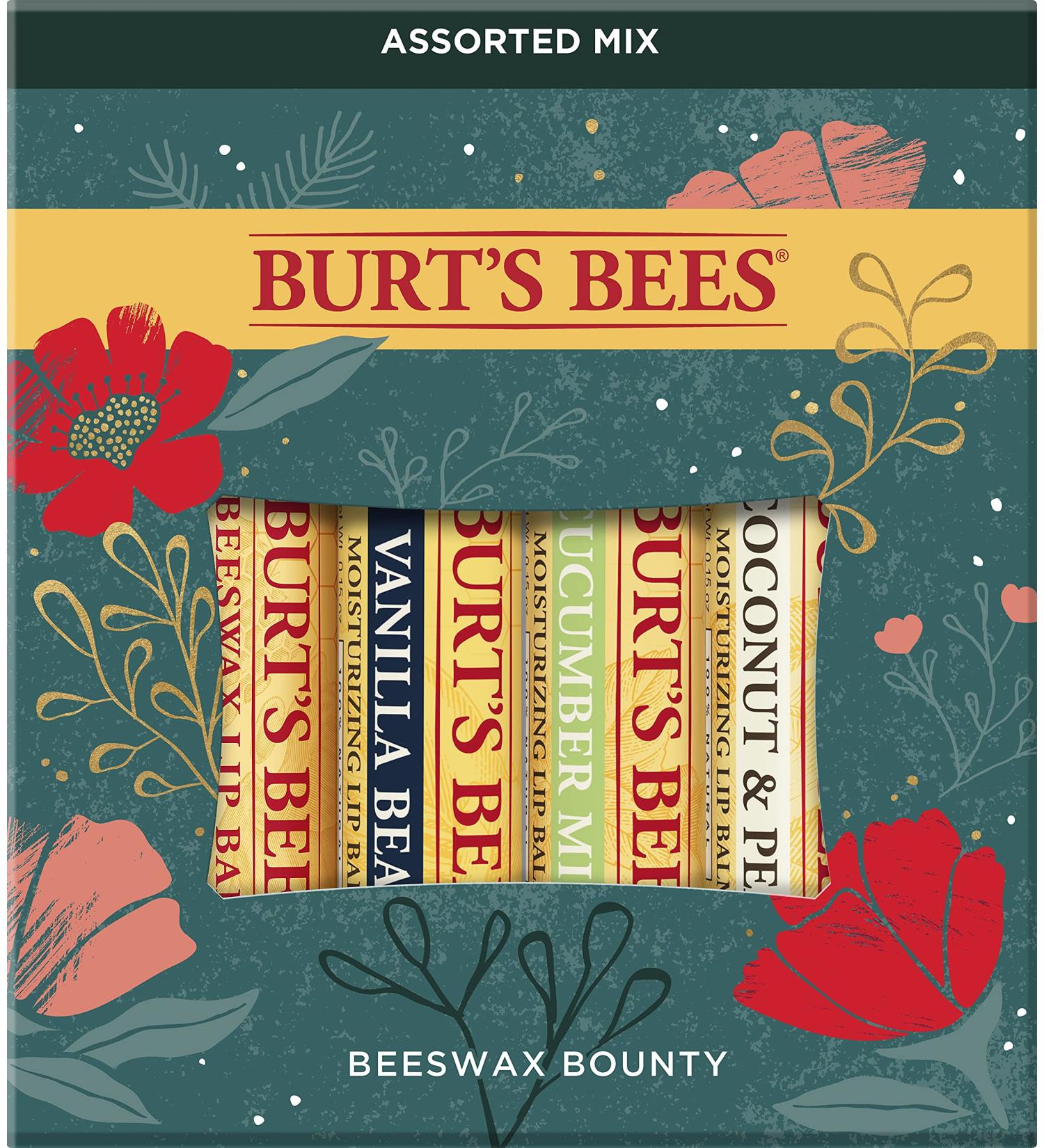Burt's Bees Beeswax Bounty Assorted Set - Natural Lip Balm Collection - Buy Online on SooperMarket.com
