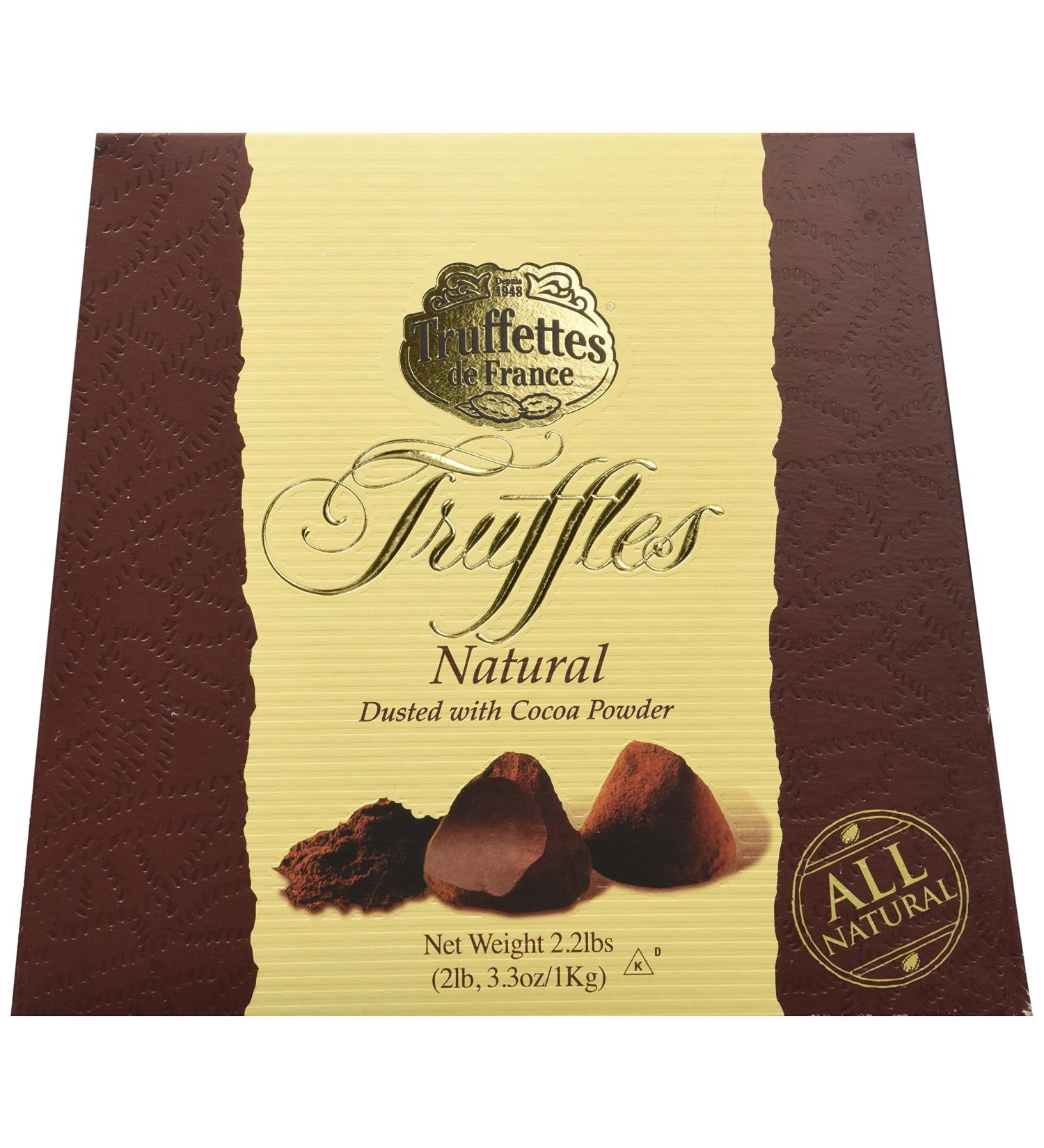 Chocmod Truffettes de France Natural Truffles Plain 1000g - Pack of 2 - Buy Online on SooperMarket.com
