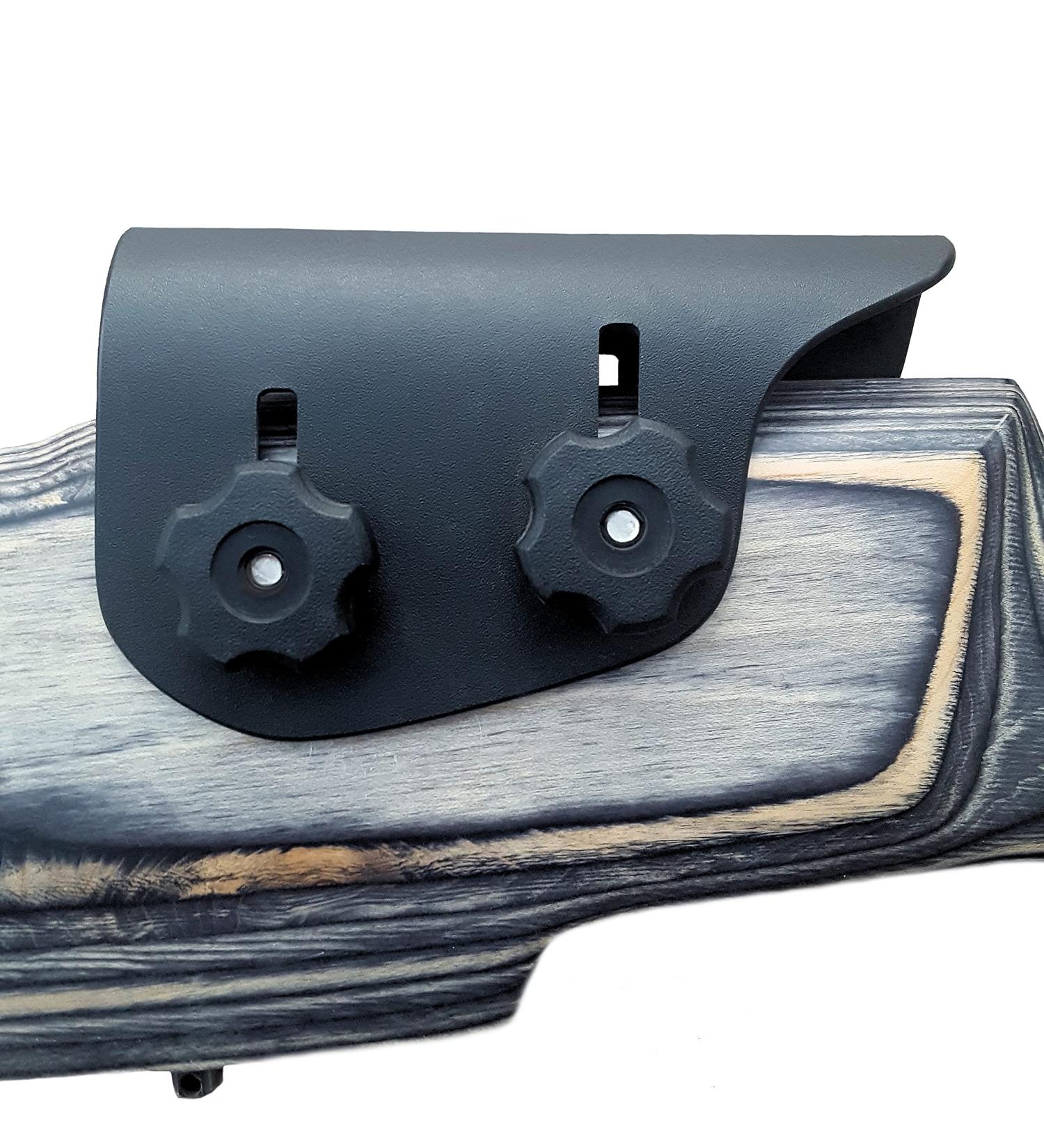 Adjustable Kydex Cheek Rest Riser .125 by Matthew's Fabrication - Premium Bear Paw Design - Right - Buy Online on SooperMarket.com