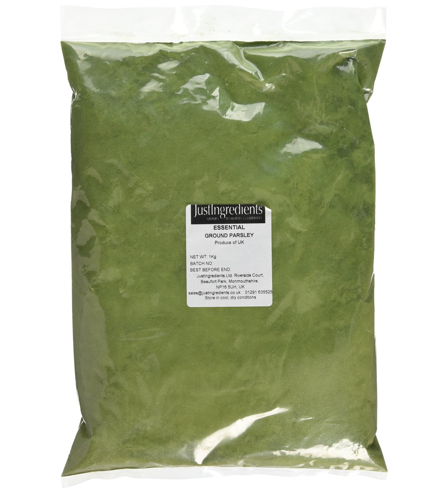 JustIngredients Essentials Parsley Ground 1 kg - Buy Online on SooperMarket.com