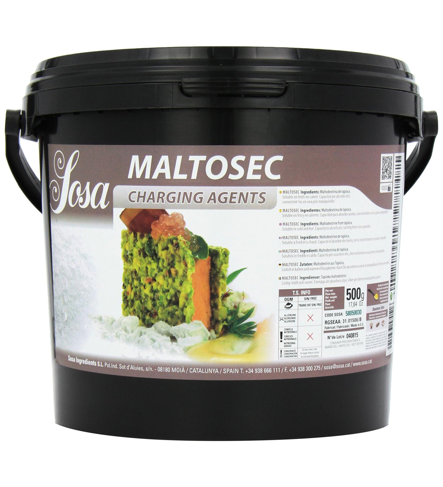 Sosa Maltosec 500g - Oil to Powder Conversion Agent - Buy Online on SooperMarket.com
