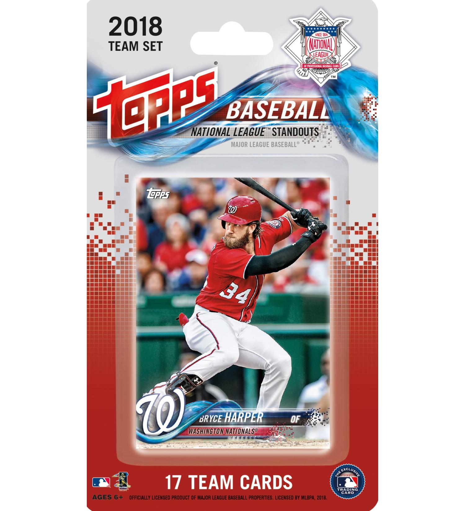 2018 Topps National League All Stars Limited Edition 17 Card Set with Harper, Kershaw, Posey & Scherzer - Buy Online on SooperMarket.com
