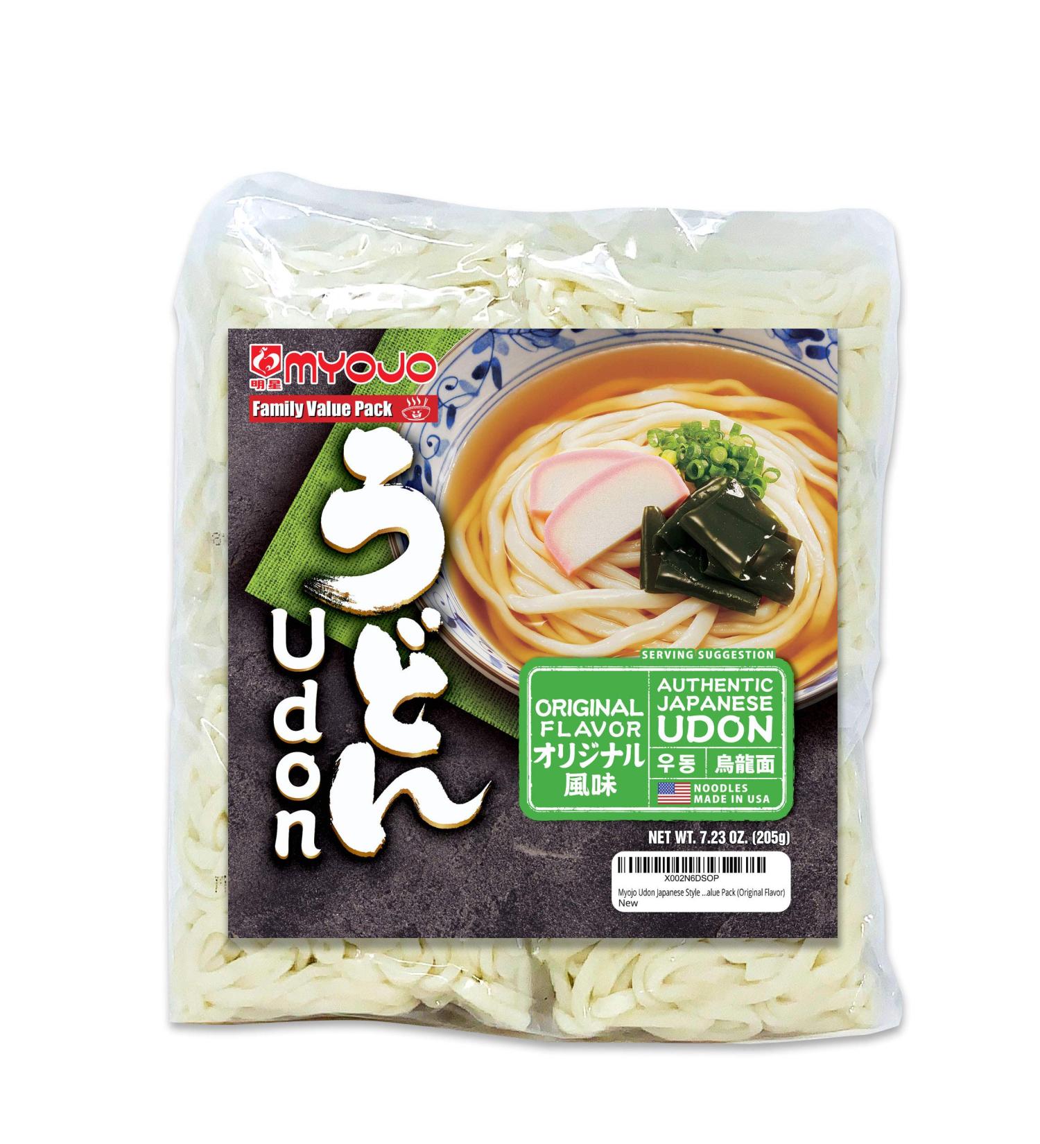 Myojo Udon Japanese Style Noodles with Soup Base Family Value Pack - Original Flavor (12 Pack) - Buy Online on SooperMarket.com