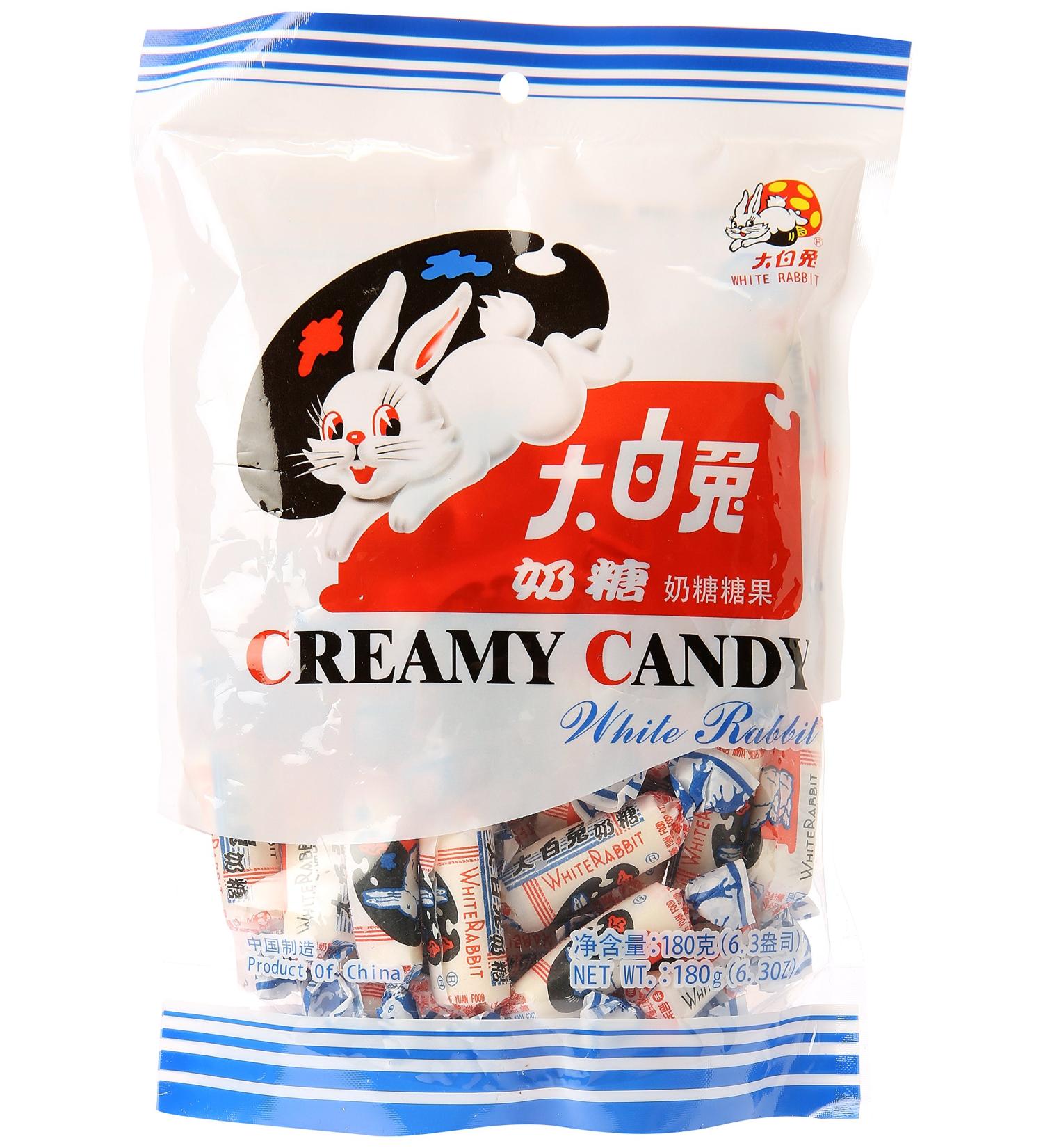 White Rabbit Creamy Candy 6.3 Oz (180g) - Delicious Milk Candy - Authentic Asian Treat - Buy Online on SooperMarket.com