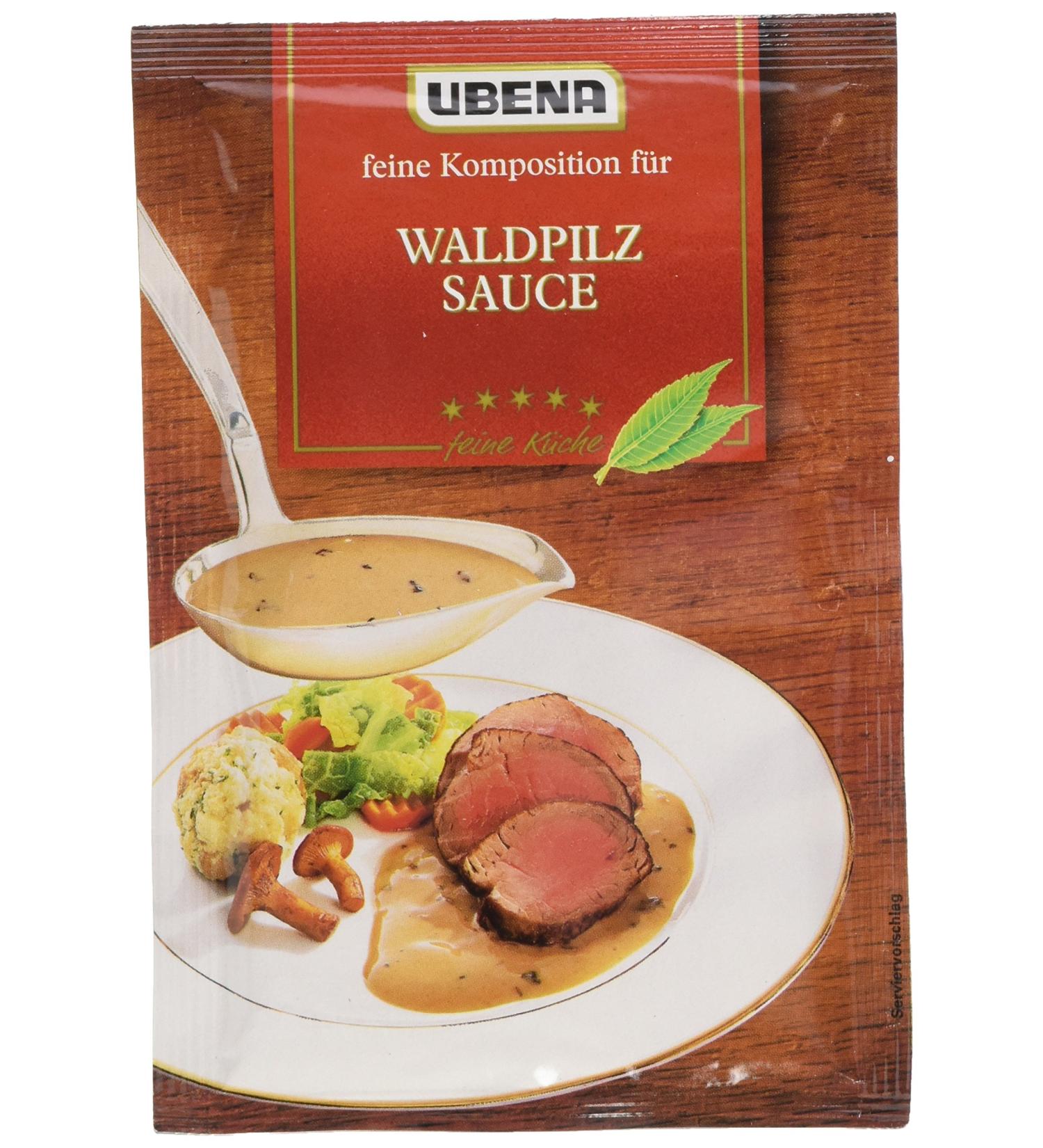Ubena Forest Mushroom Sauce (1 x 25g) - Gourmet Flavor for International Shipping | Buy Online - Buy Online on SooperMarket.com
