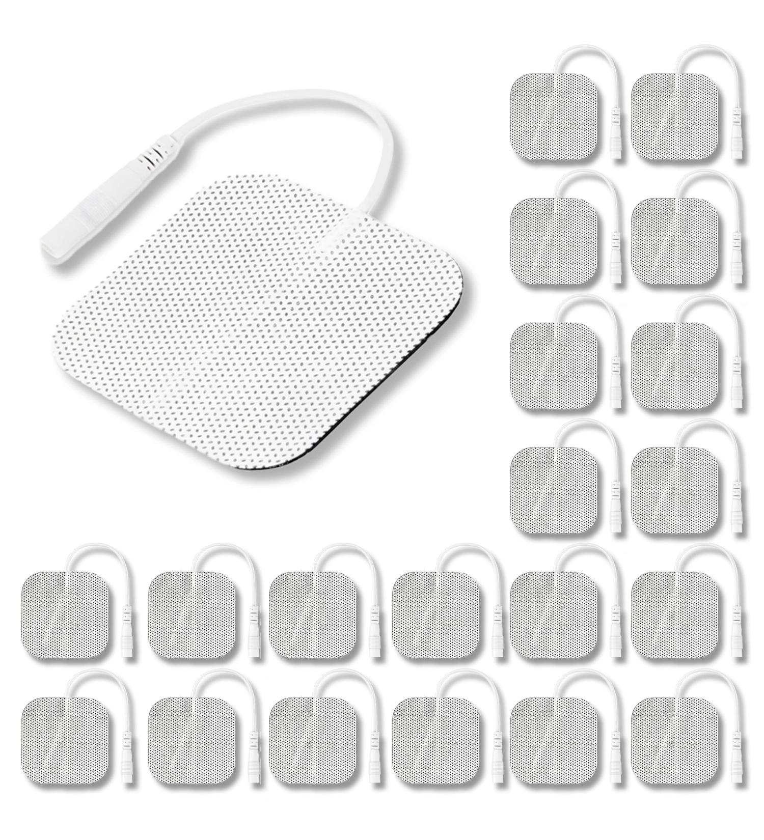 Syrtenty TENS Unit Pads 2x2 20pcs - Reusable Electrode Patches for Electrotherapy - Buy Online on SooperMarket.com