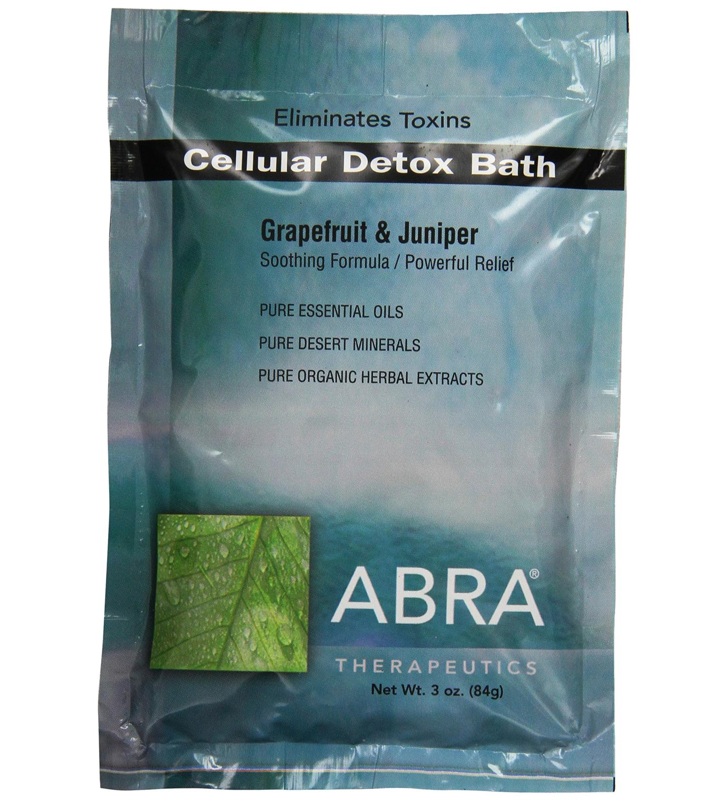 Abra Therapeutics Cellular Detox Bath 3 oz - Counter Display Pack - Buy Online on SooperMarket.com