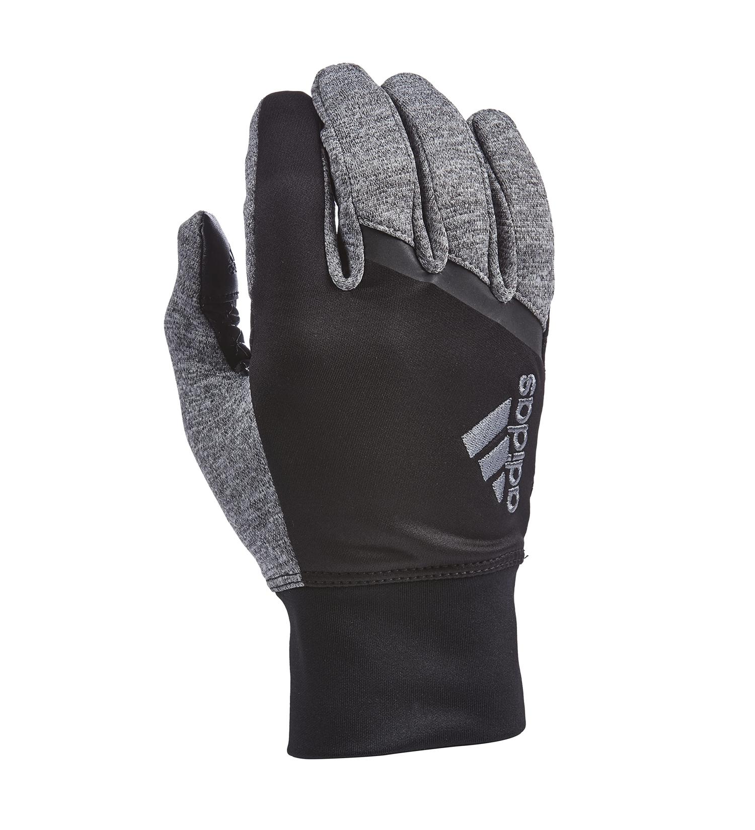 adidas Winter Performance GO Glove | Touchscreen Compatible | Multiple Styles | Large/X-Large GO 2.0 (Gray/Black) - Buy Online on SooperMarket.com