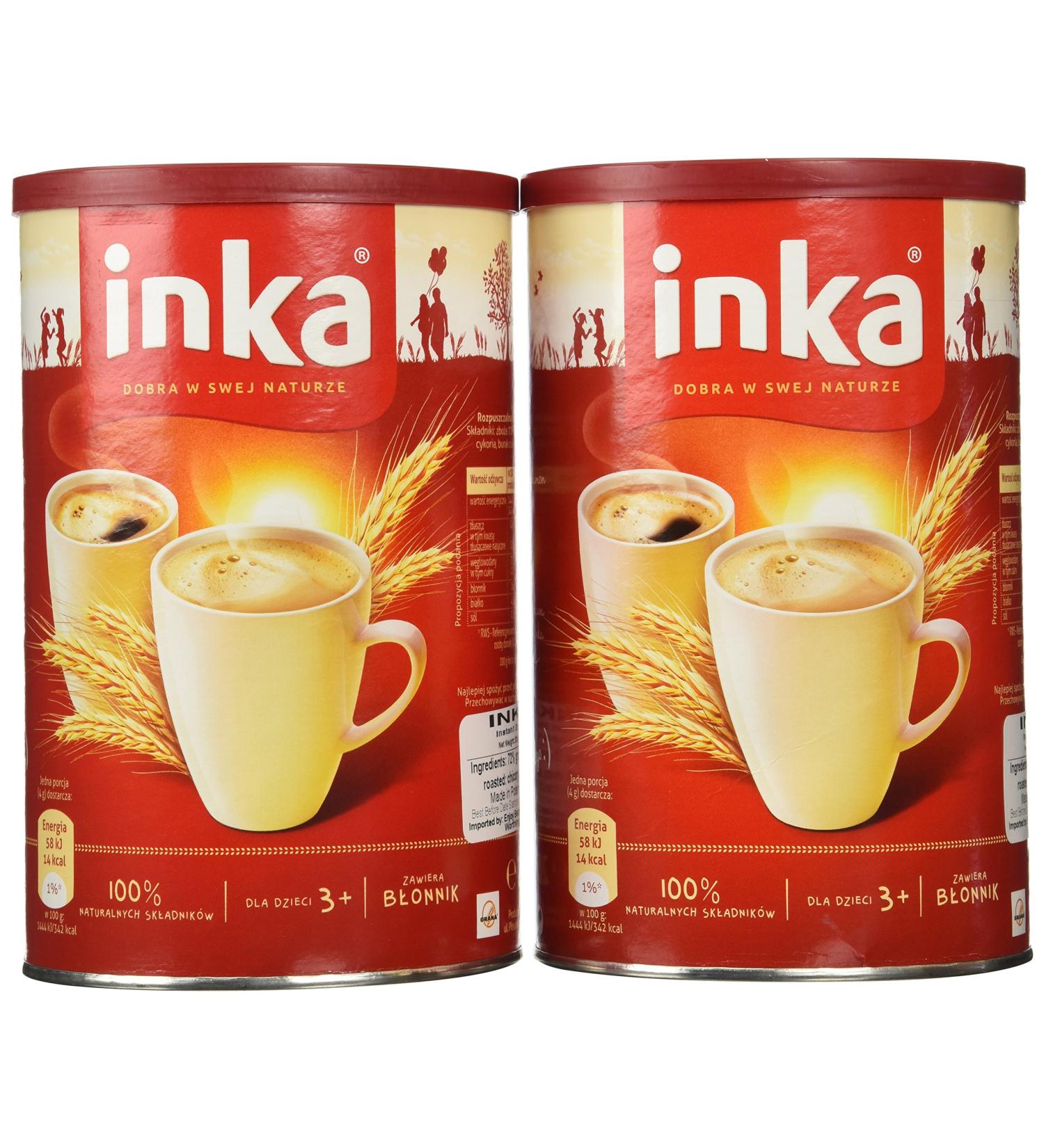 Inka Instant Grain Coffee Drink 7oz x 2 Pack - 14 Ounces Total - Buy Online on SooperMarket.com