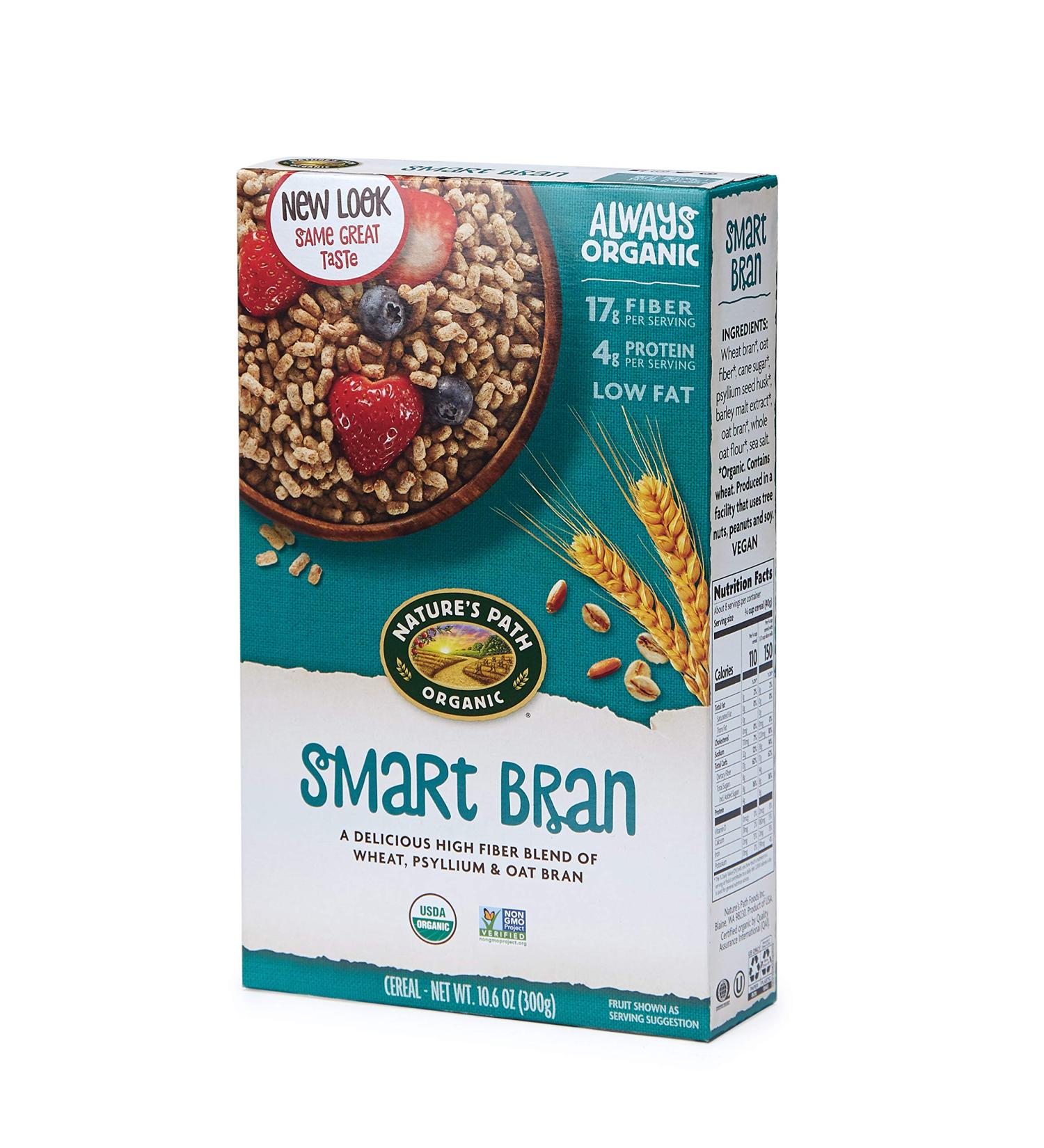 Nature's Path Organic Smart Bran Cereal 10.6 oz (Pack of 6) | Non-GMO | High Fiber & Protein - Buy Online on SooperMarket.com