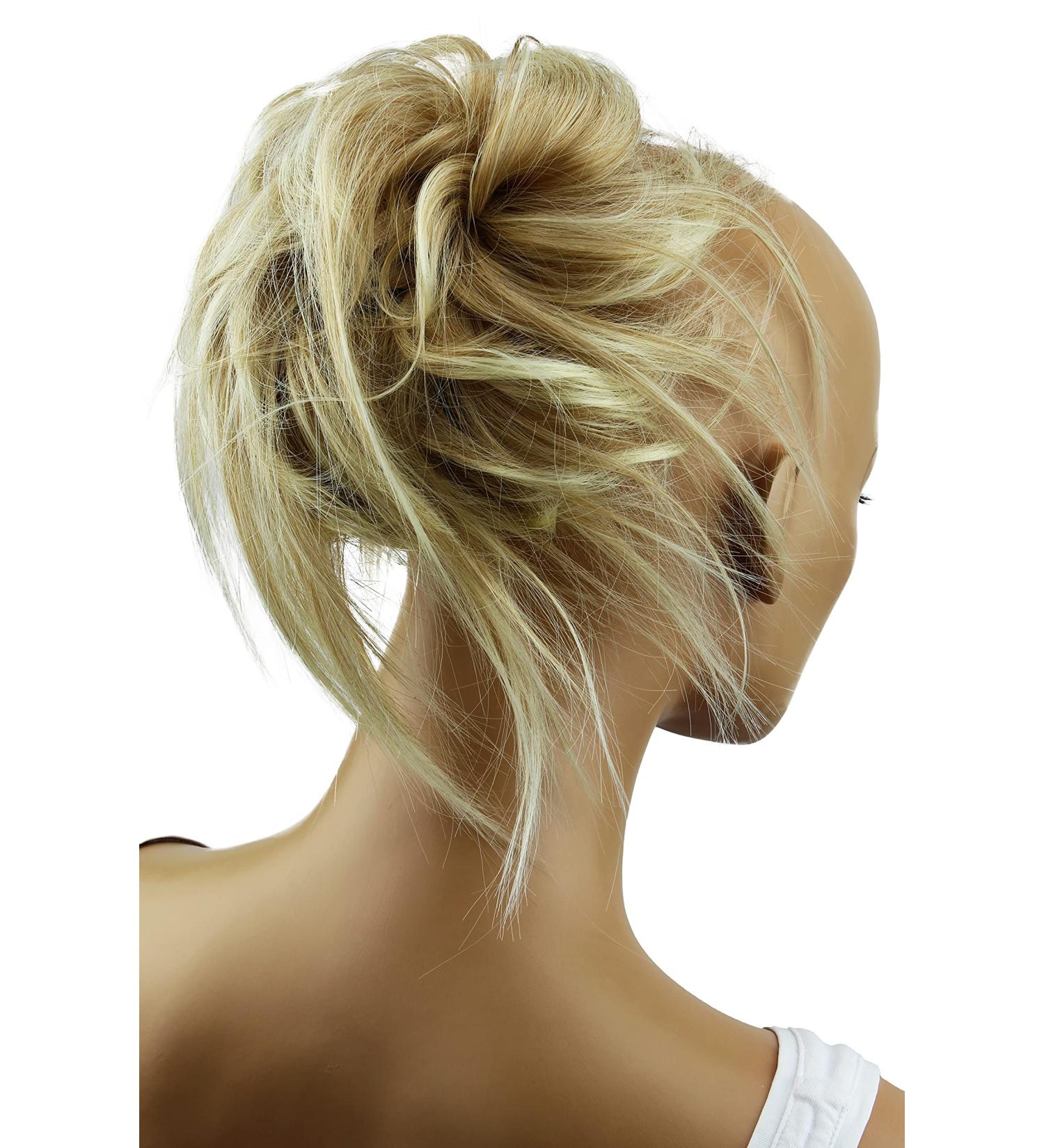 CAISHA Jumbo Haardich Hairgumi - Dutt Flora Updos for Bridal Hairstyles | Wavy DM17cm in Blond Mix G11F & #28T613 - Buy Online on SooperMarket.com