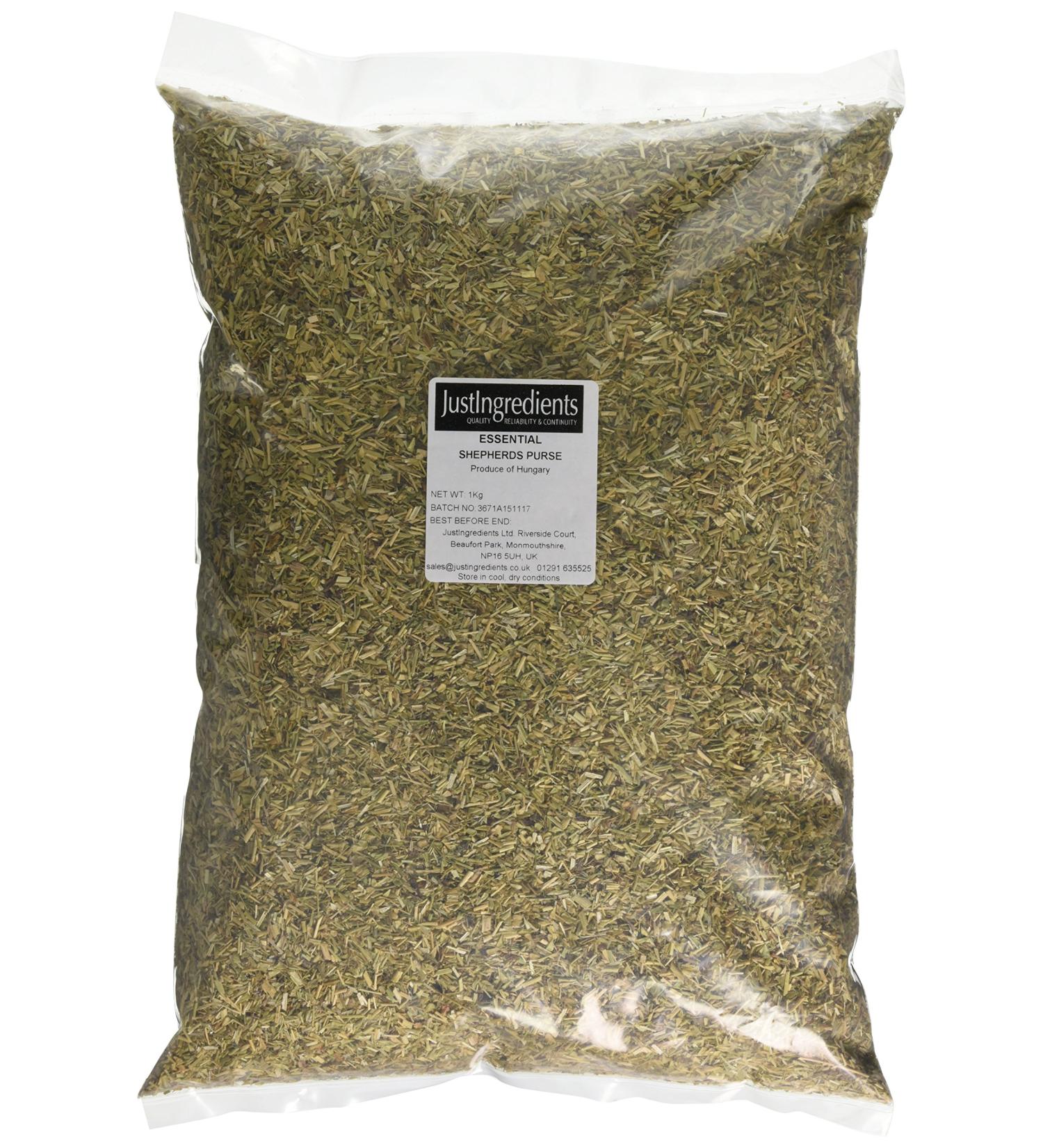 JustIngredients Essentials Shepherds Purse 1 Kg - Buy Online on SooperMarket.com