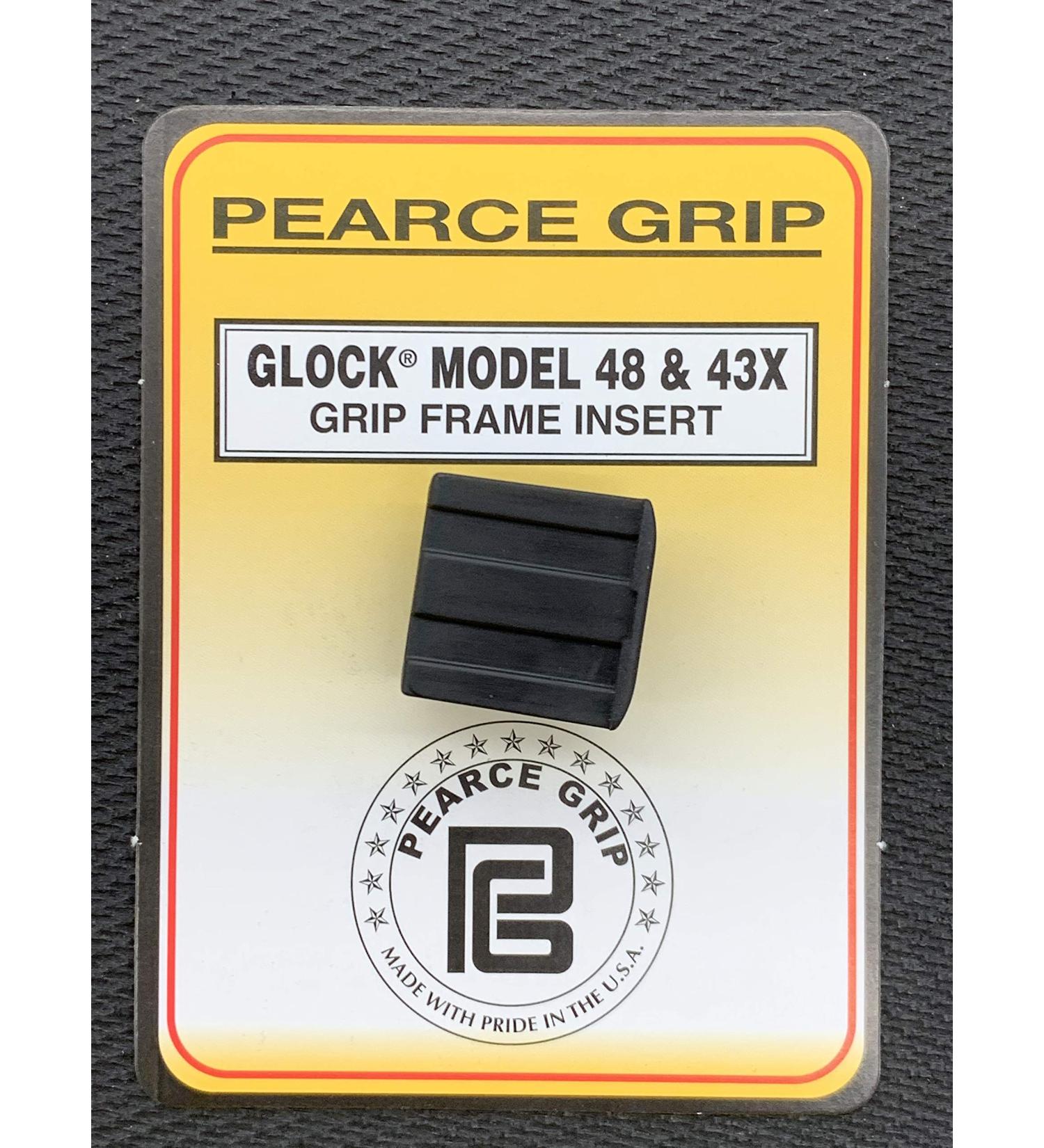 Pearce Grips Frame Insert for Glock 43X/48 - Enhanced Grip and Functionality - Buy Online on SooperMarket.com