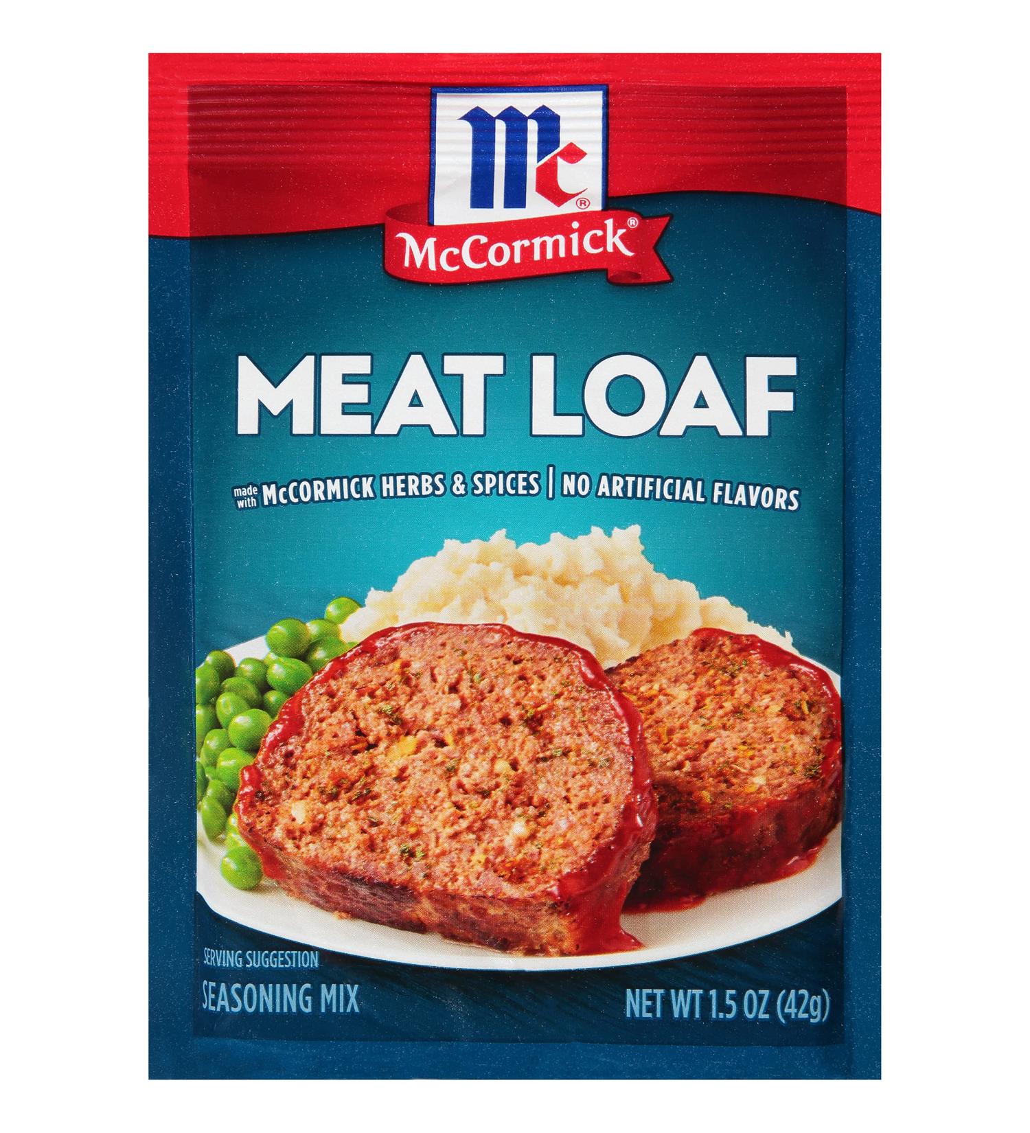 McCormick Meat Loaf Seasoning Mix 1.5 oz - Pack of 1 - Buy Online on SooperMarket.com
