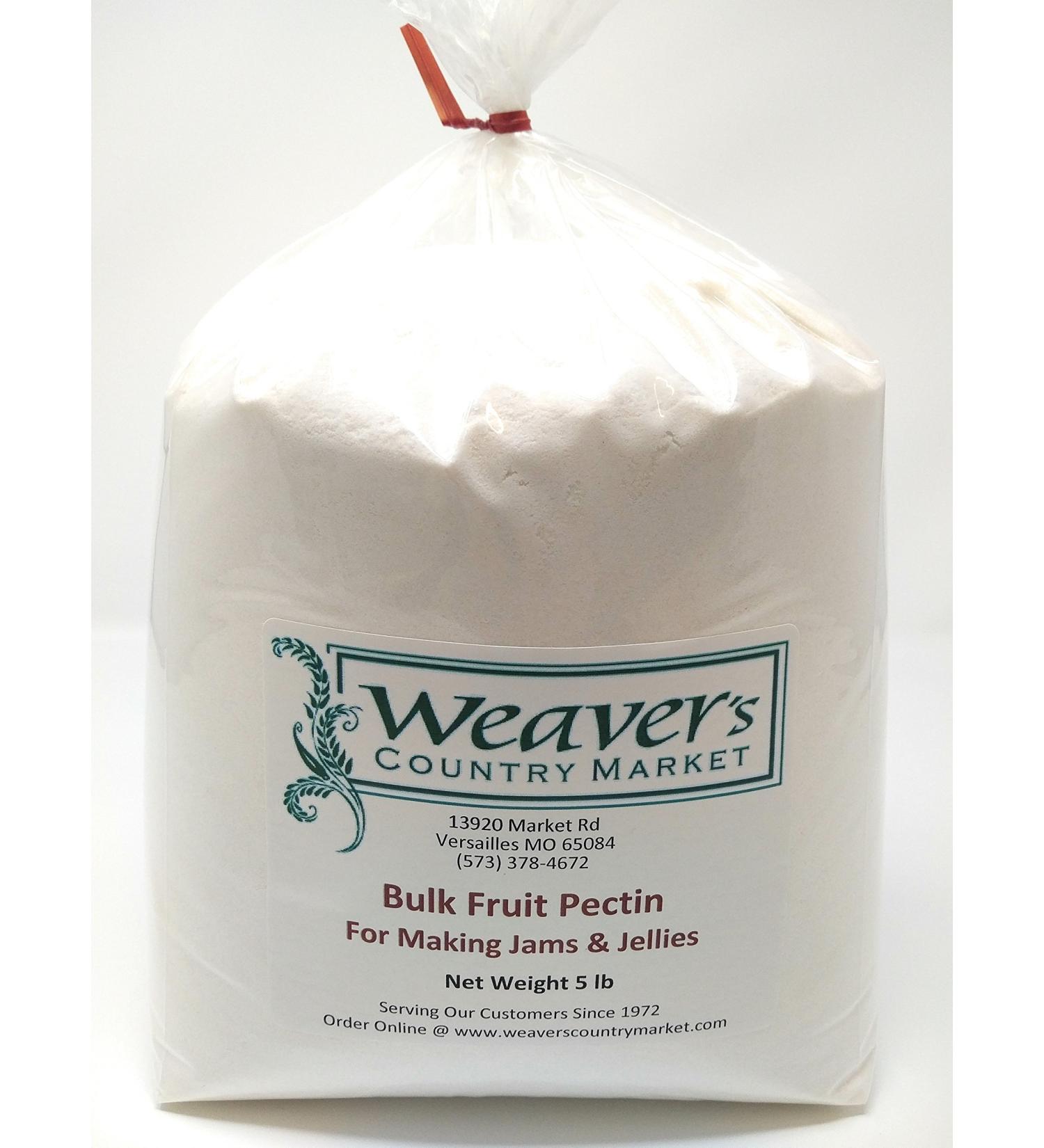 Weavers Country Market Bulk Fruit Pectin Mix for Jams & Jellies - 5 lb. Plastic Bag - Buy Online on SooperMarket.com