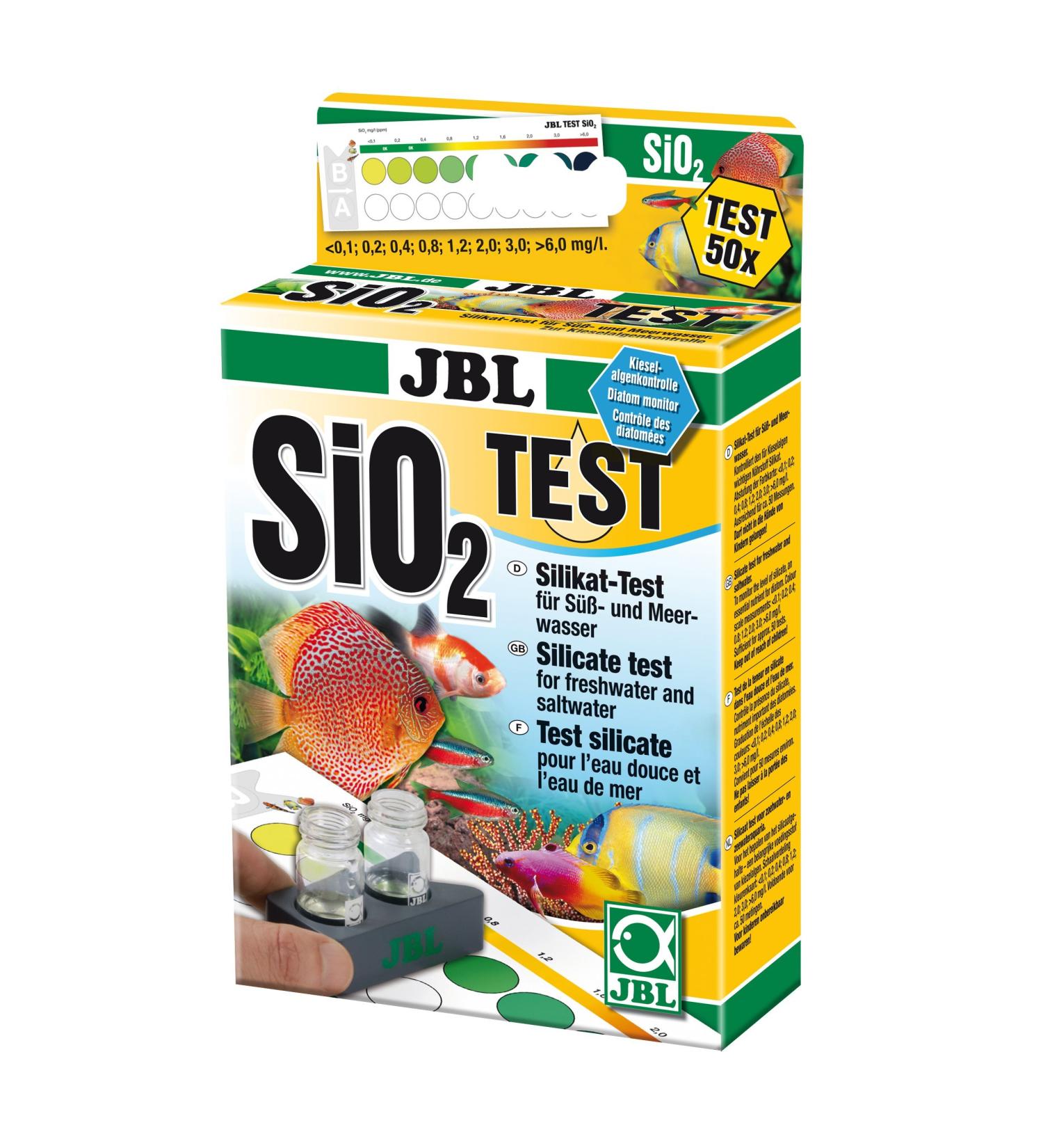 JBL 2535300 SiO2 Silicate Test Set - Accurate SiO2 Testing for Aquariums | International Shipping Available - Buy Online on SooperMarket.com