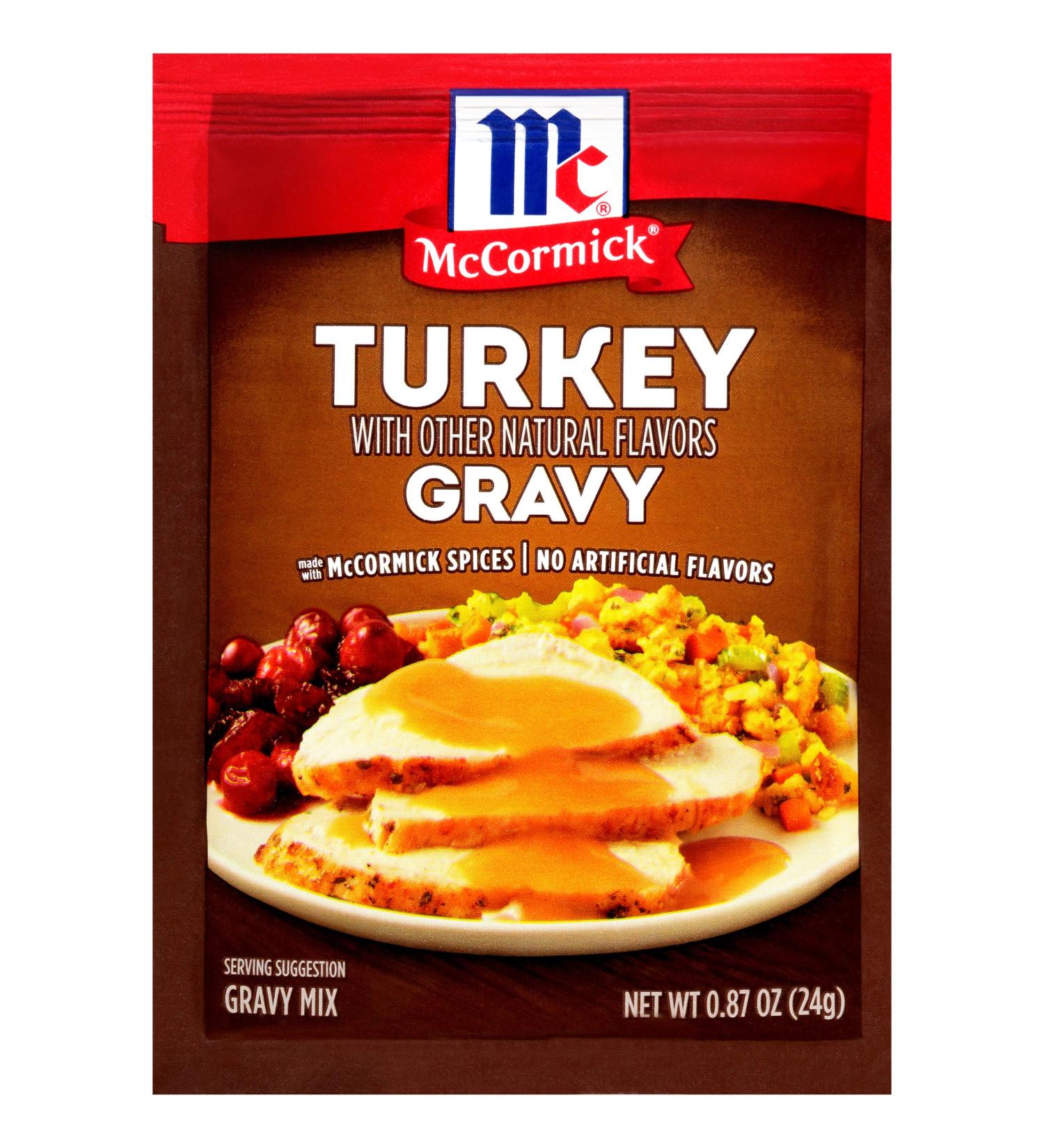 McCormick Turkey Gravy Mix 0.87 oz - Delicious Home-Style Flavor in Every Bite! - Buy Online on SooperMarket.com