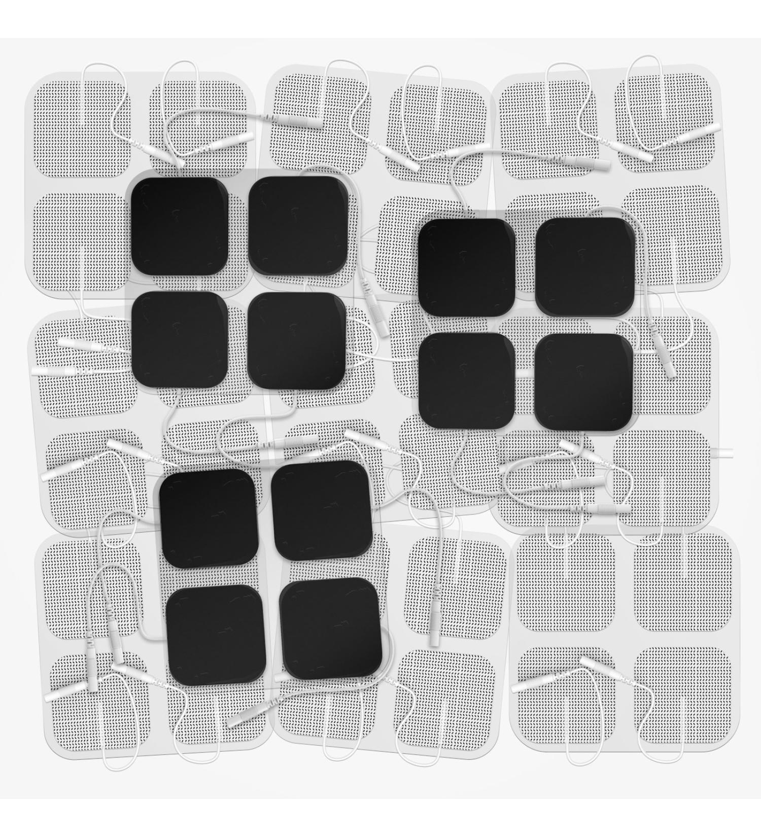 DONECO TENS Unit Pads 2x2 - 48 Pcs Replacement Electrode Patches for Electrotherapy - Buy Online on SooperMarket.com