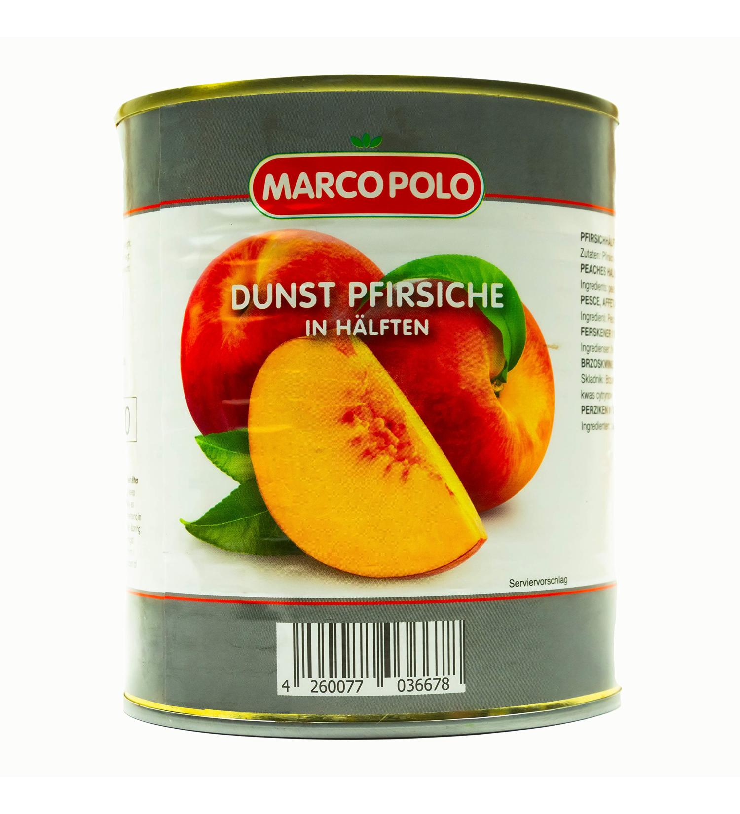 Buy Food-United Haze Peach Halves in Natural Syrup - 820g Can No Added Sugar or Preservatives - International Shipping Available - Buy Online on SooperMarket.com