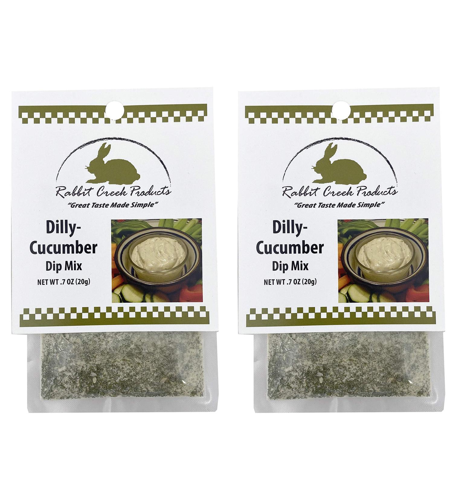 Rabbit Creek Dilly Cucumber Vegetable Dip Mix Pack of 2 - Creamy Cucumber Dill Dip Combo - Buy Online on SooperMarket.com