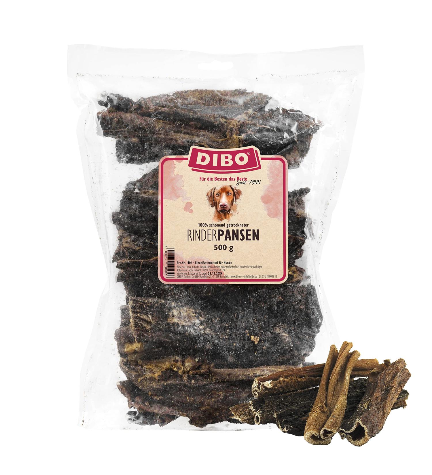Buy Dibo Beef Pans 500g - Natural Chew Snacks for Dogs | Quality Chewing Treats Without Chemicals - International Shipping Available - Buy Online on SooperMarket.com