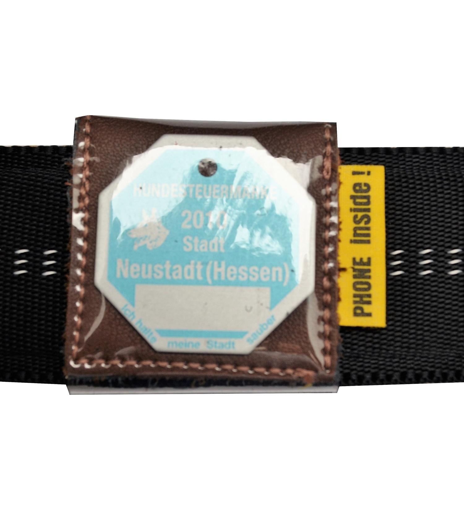 Josi.li Nappa Leather Dog Collar Bag - Eco-Friendly Fits Up to 35mm Collars Available in Multiple Colors - Buy Online on SooperMarket.com