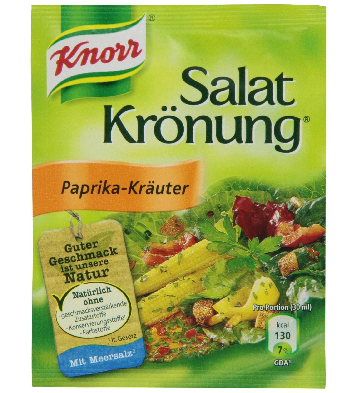 Knorr Salat Kronung Paprika-Krauter - 5 Count Packet | Salad Herbs with Paprika - Buy Online on SooperMarket.com