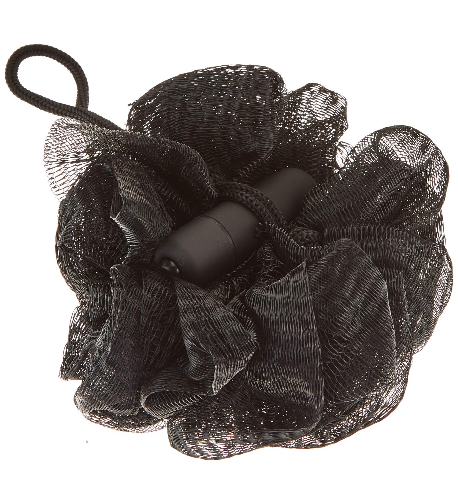 Big Teaze Toys Vibrating Bath Sponge - Luxurious Black Spa Experience | International Shipping Available - Buy Online on SooperMarket.com