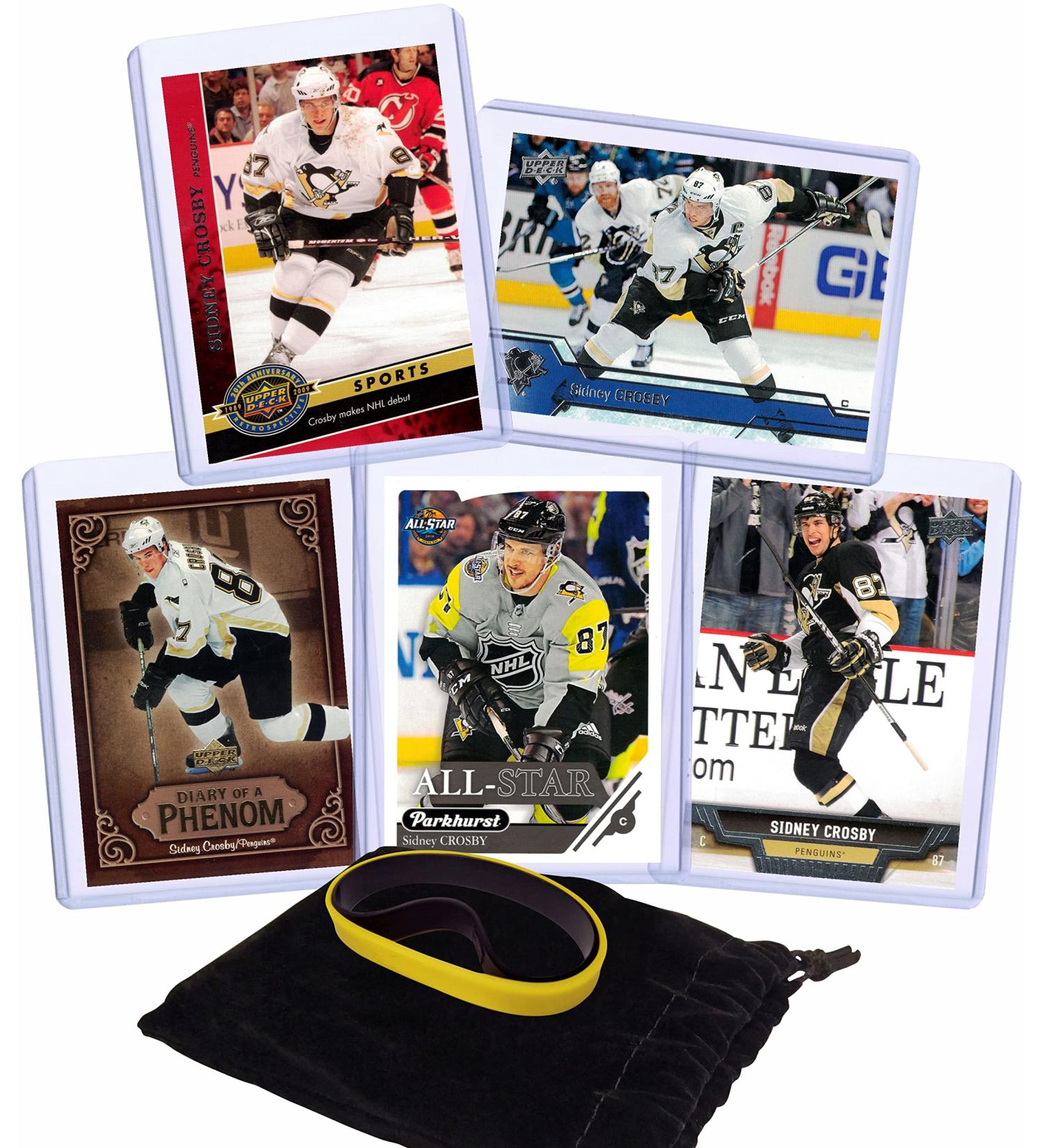 Sidney Crosby #87 Assorted Pittsburgh Penguins Hockey Cards Bundle (Set of 5) - Buy Online on SooperMarket.com