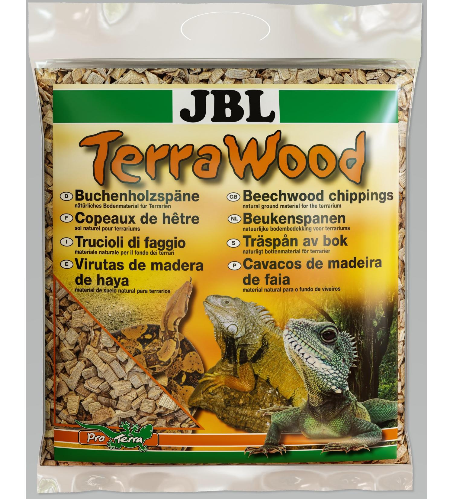 JBL Beech Wood Chips TerraWood 71016 - Ideal Substrate for Dry & Semi-Dry Terrariums 5L | Premium Eco-Friendly Choice - Buy Online on SooperMarket.com