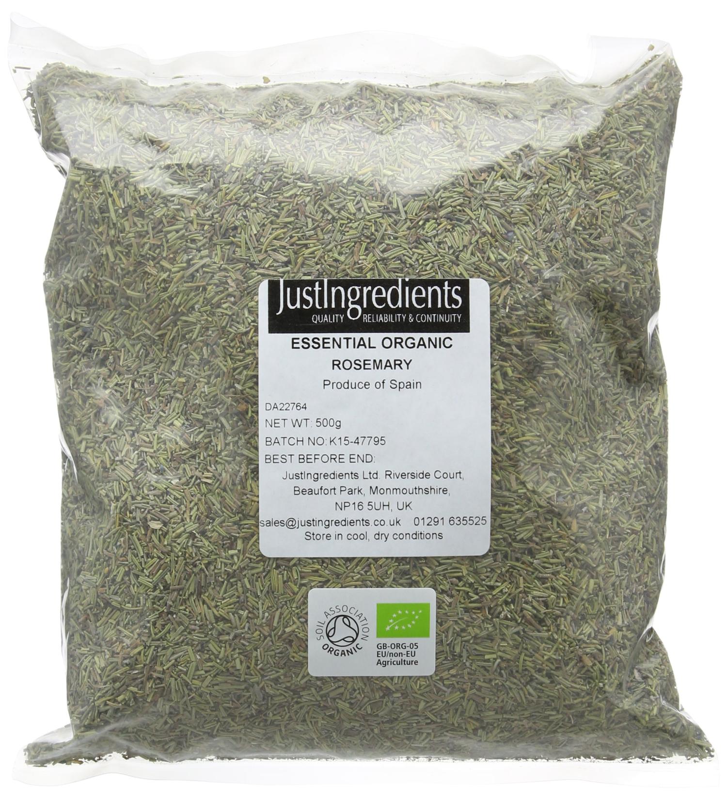 JustIngredients Bio-Rosmarin Organic Rosemary 500g - 1 Pack - Buy Online on SooperMarket.com