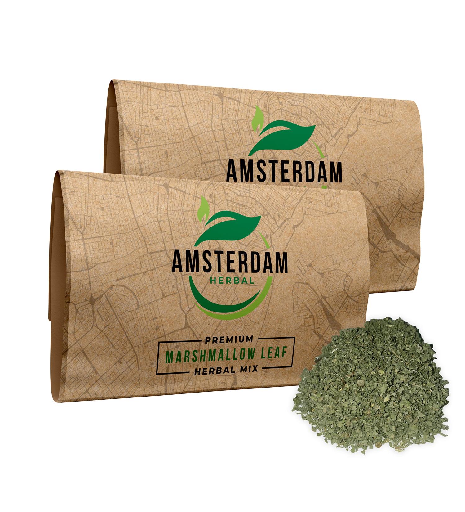 Amsterdam Herbal Premium Mix 100g - 100% Natural Marshmallow Leaf - Coffee Shop Quality - Buy Online on SooperMarket.com