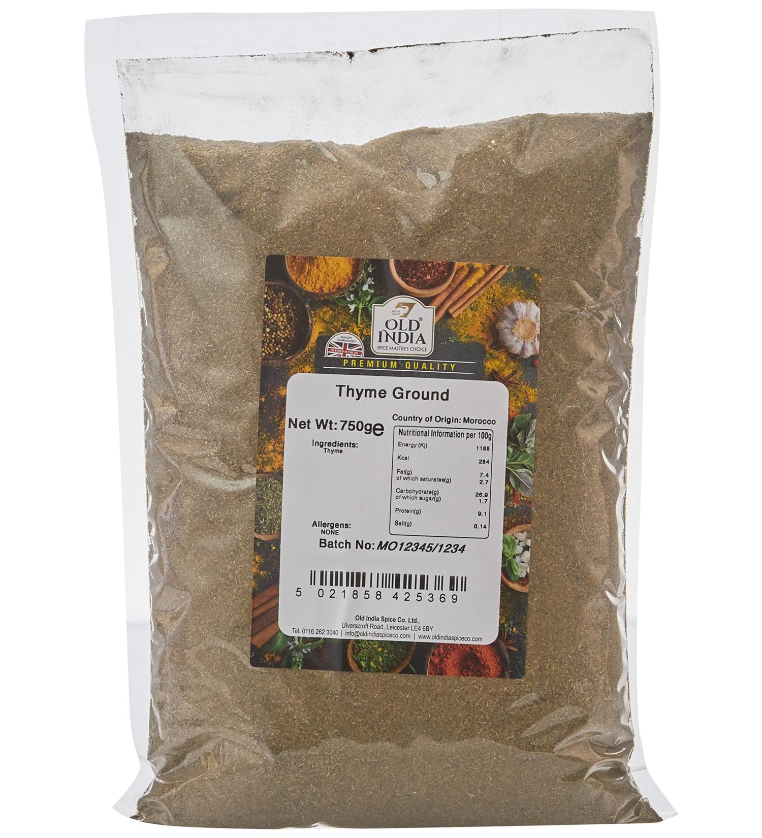Old India Thyme Ground 750g - Premium Quality Spice Blend - Buy Online on SooperMarket.com