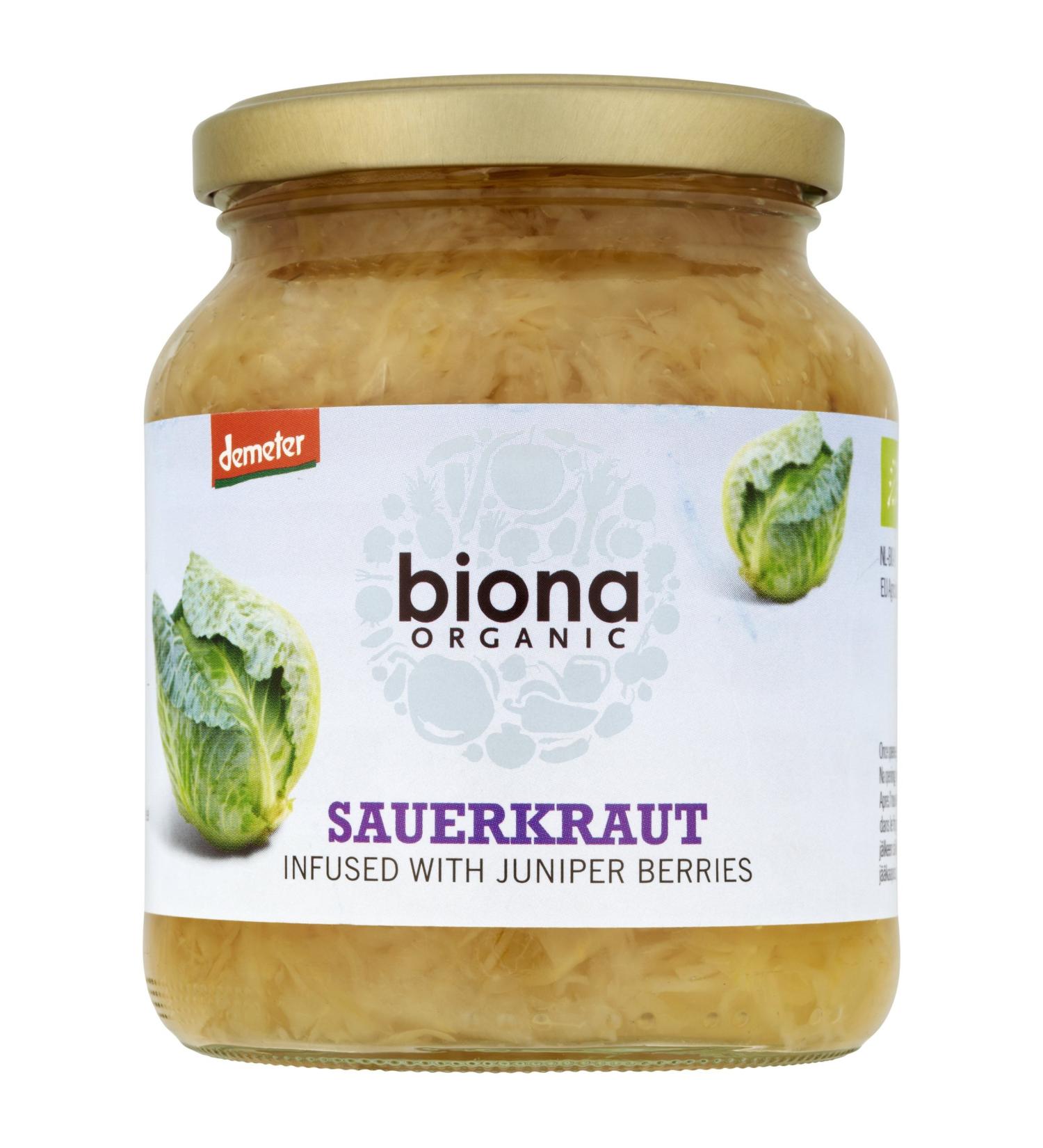 Biona Organic Sauerkraut 360G - Buy Online on SooperMarket.com
