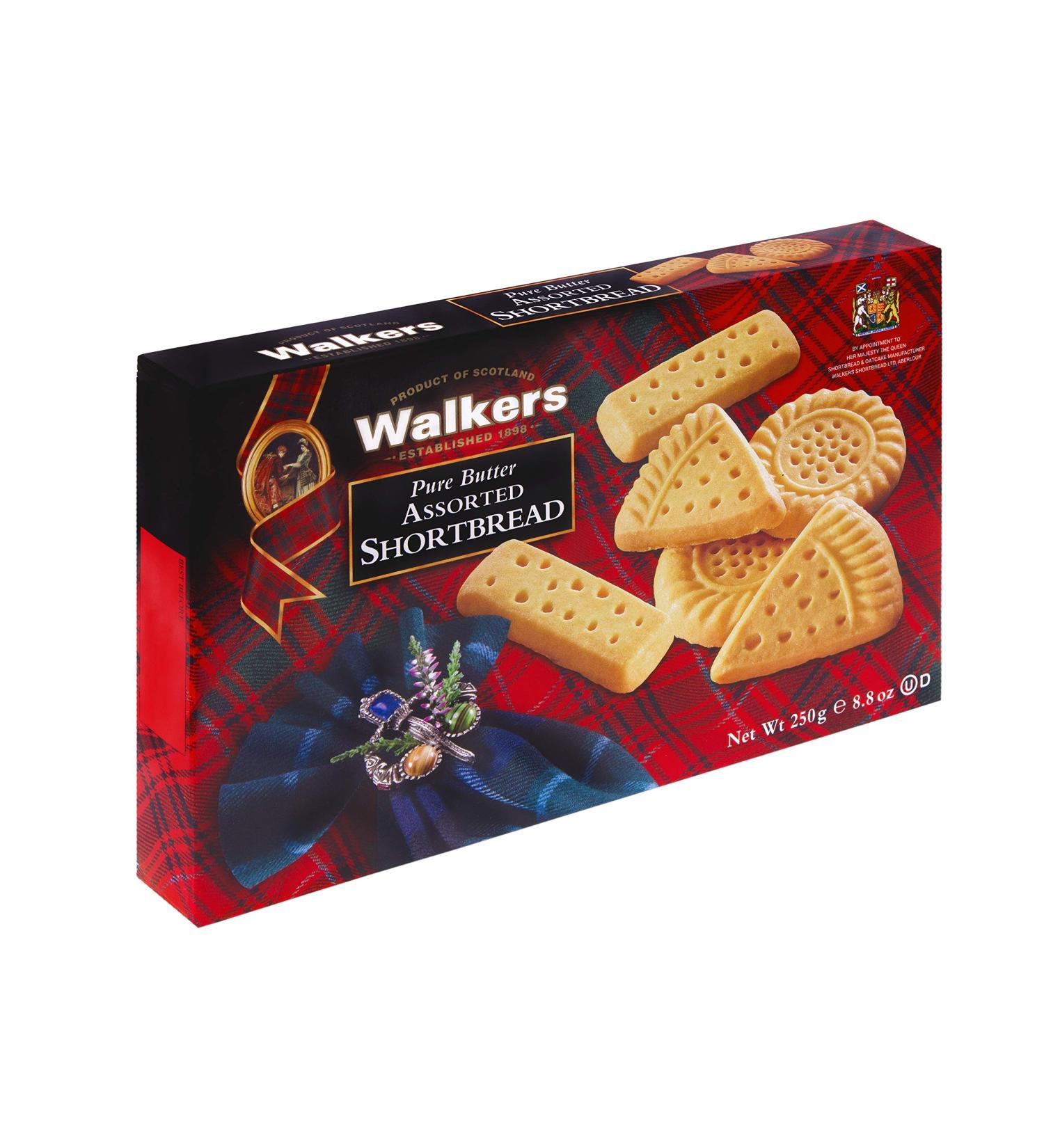 Walker's Shortbread Assorted Pure Butter Cookies 8.8 Oz - Delicious Shortbread Selection - Buy Online on SooperMarket.com