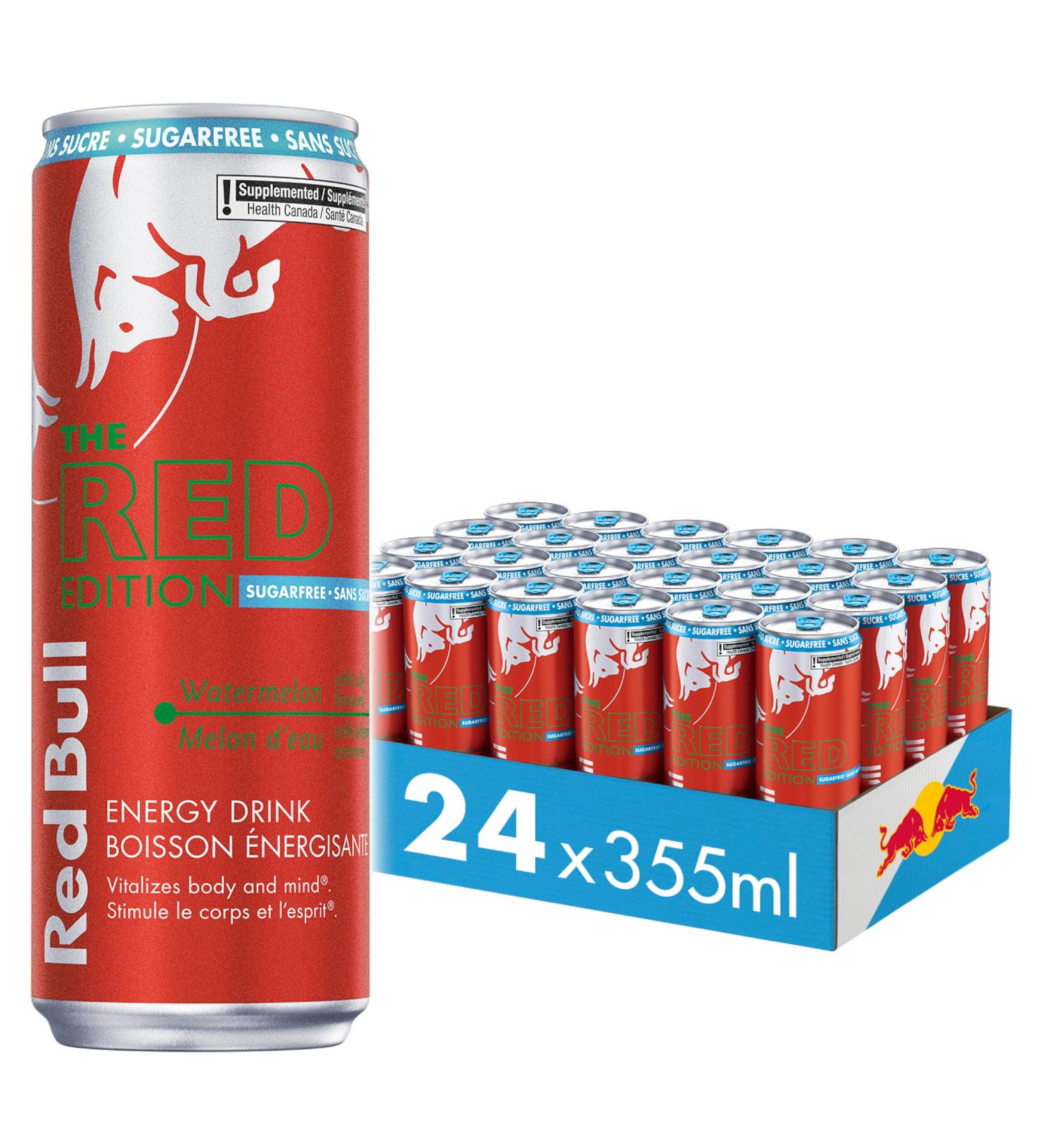 Red Bull Energy Drink Watermelon Sugarfree 355ml (24pk) 355ml (Pack of 24) - Buy Online on SooperMarket.com