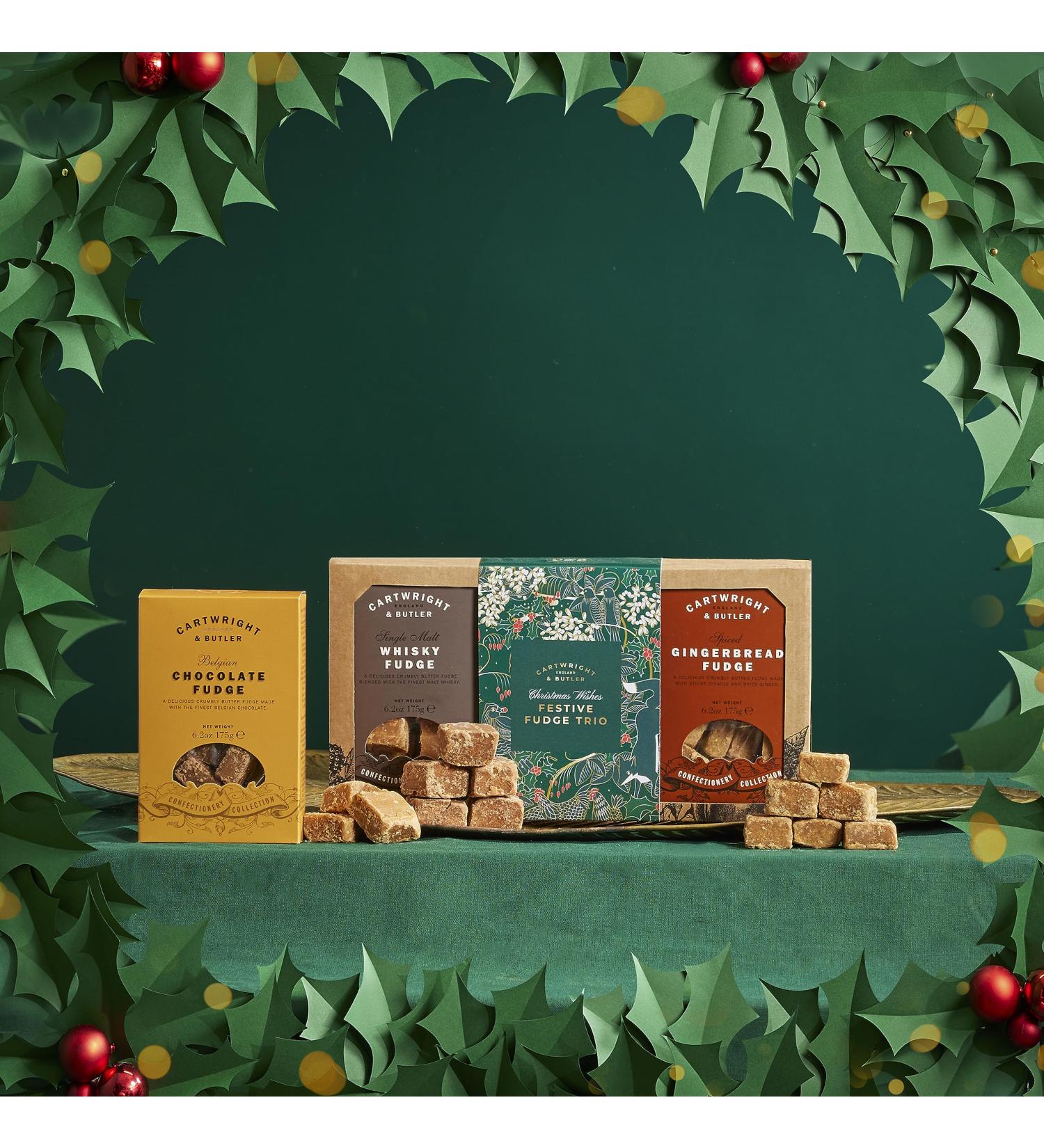 Cartwright & Butler | Festive Trio Of Fudge
